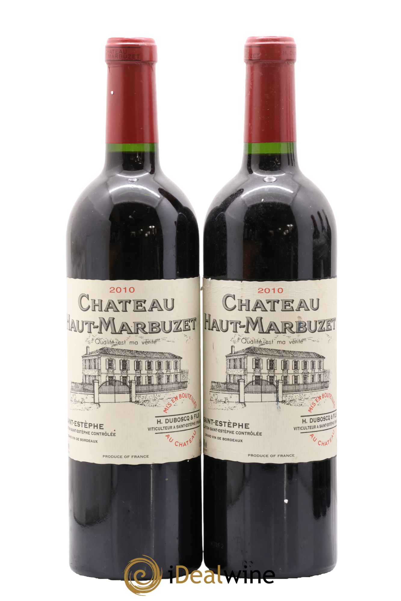 Château Haut Marbuzet 2010 - Lot de 2 bouteilles - 0