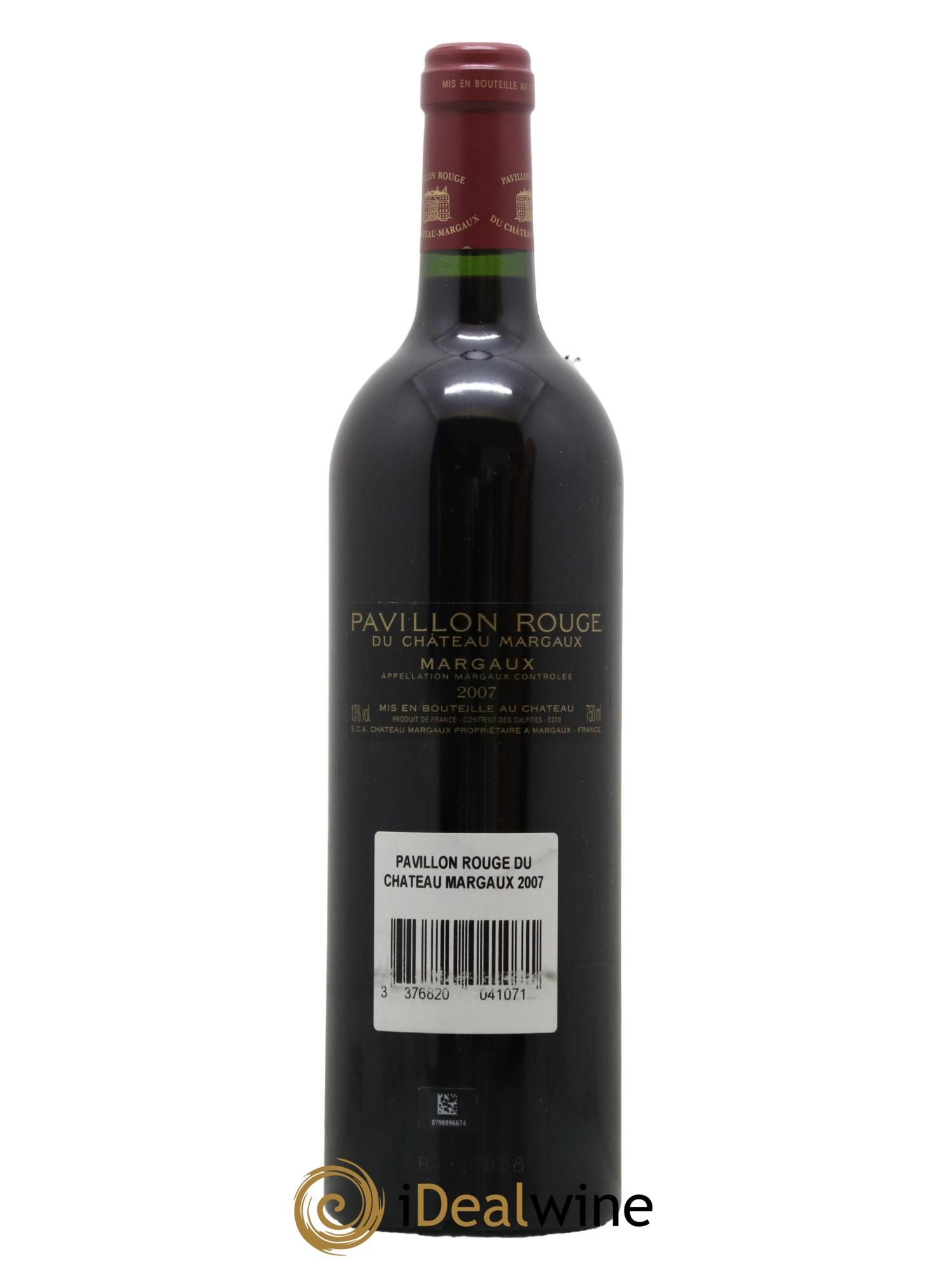 Pavillon Rouge du Château Margaux Second Vin 2007 - Lot de 1 bouteille - 1