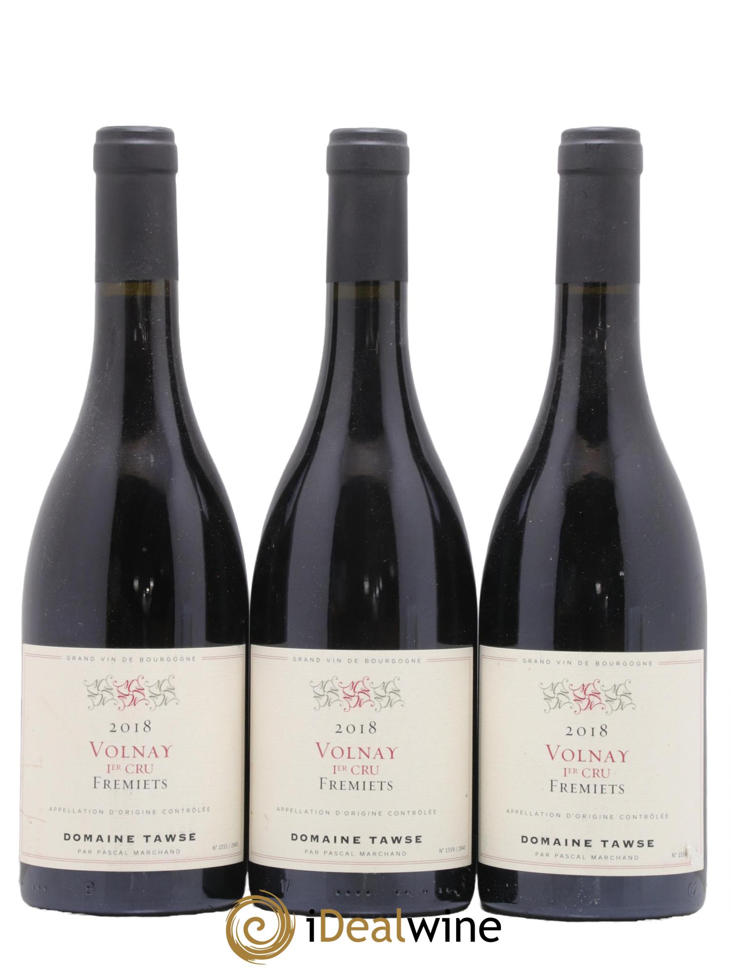 Volnay 1er Cru Fremiets Tawse 2018 - Lot de 3 bouteilles - 0