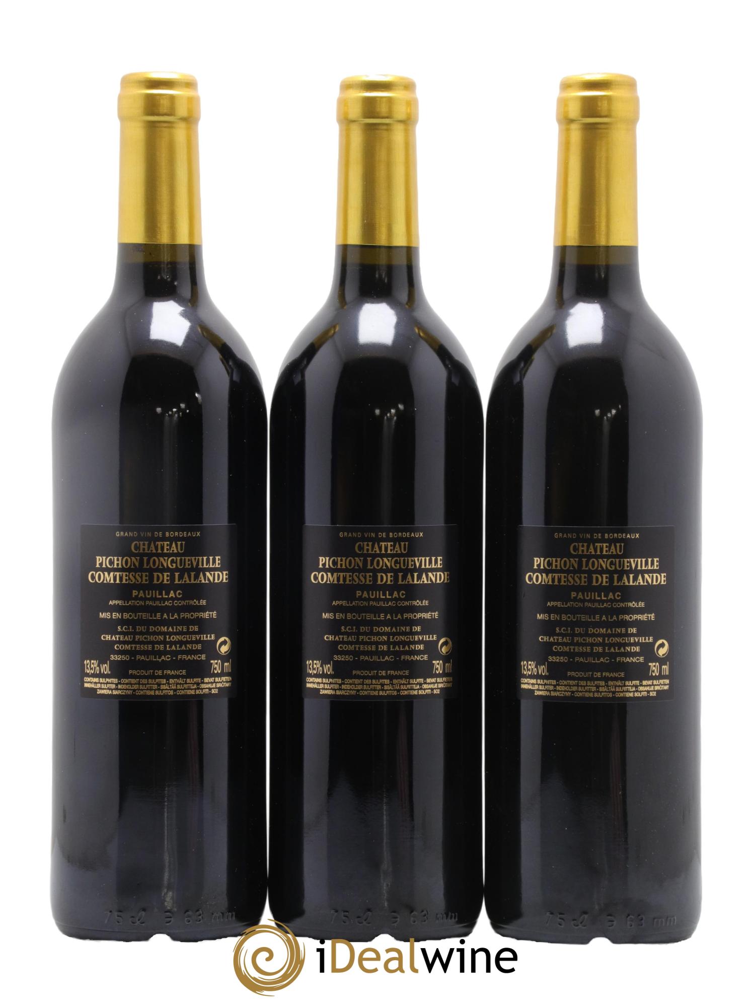 Château Pichon Longueville Comtesse de Lalande 2ème Grand Cru Classé 2016 - Lotto di 6 bottiglie - 2