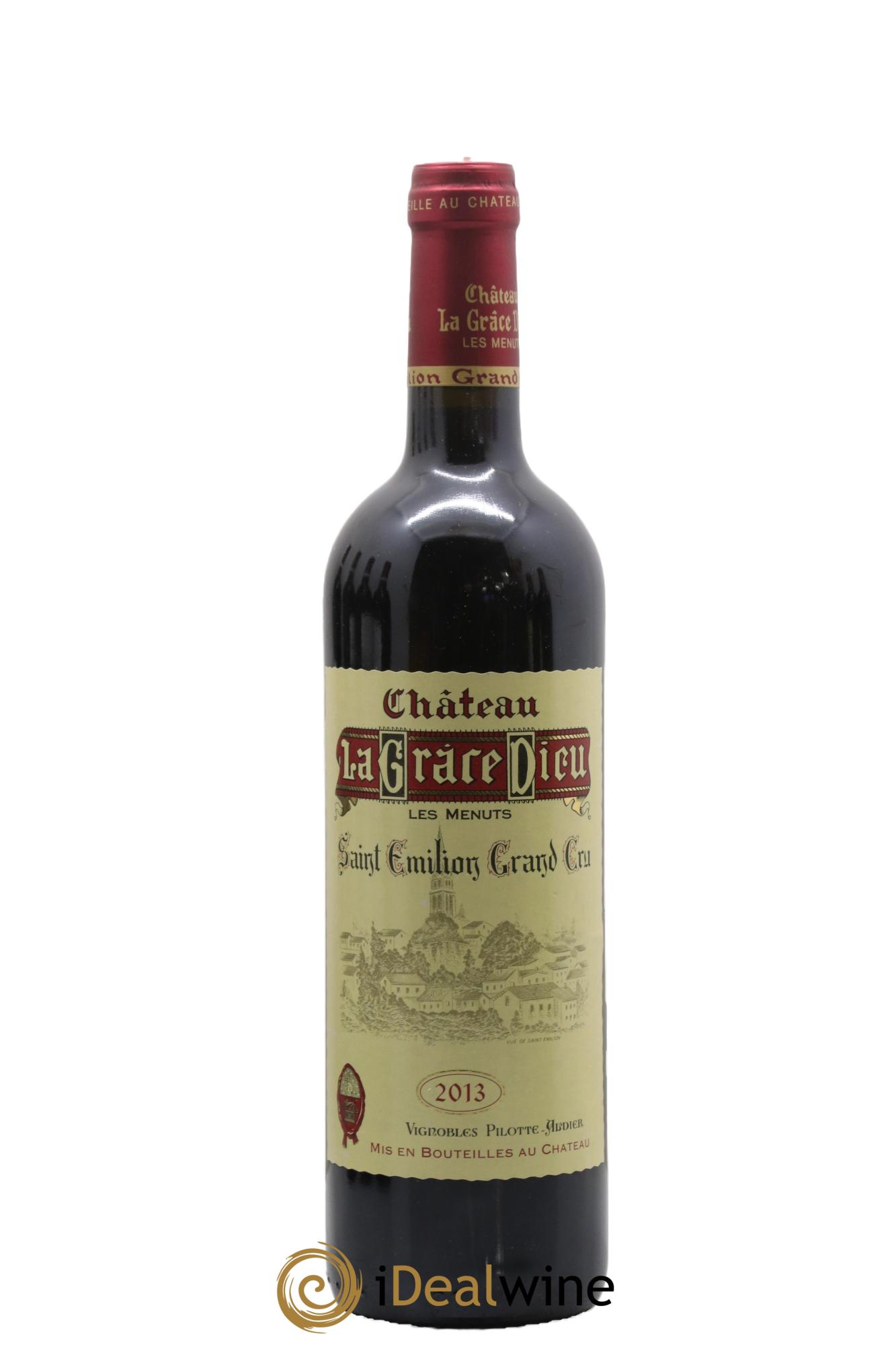 Saint-Émilion Grand Cru Château La Grâce de Dieu 2013 - Lot of 1 bottle - 0