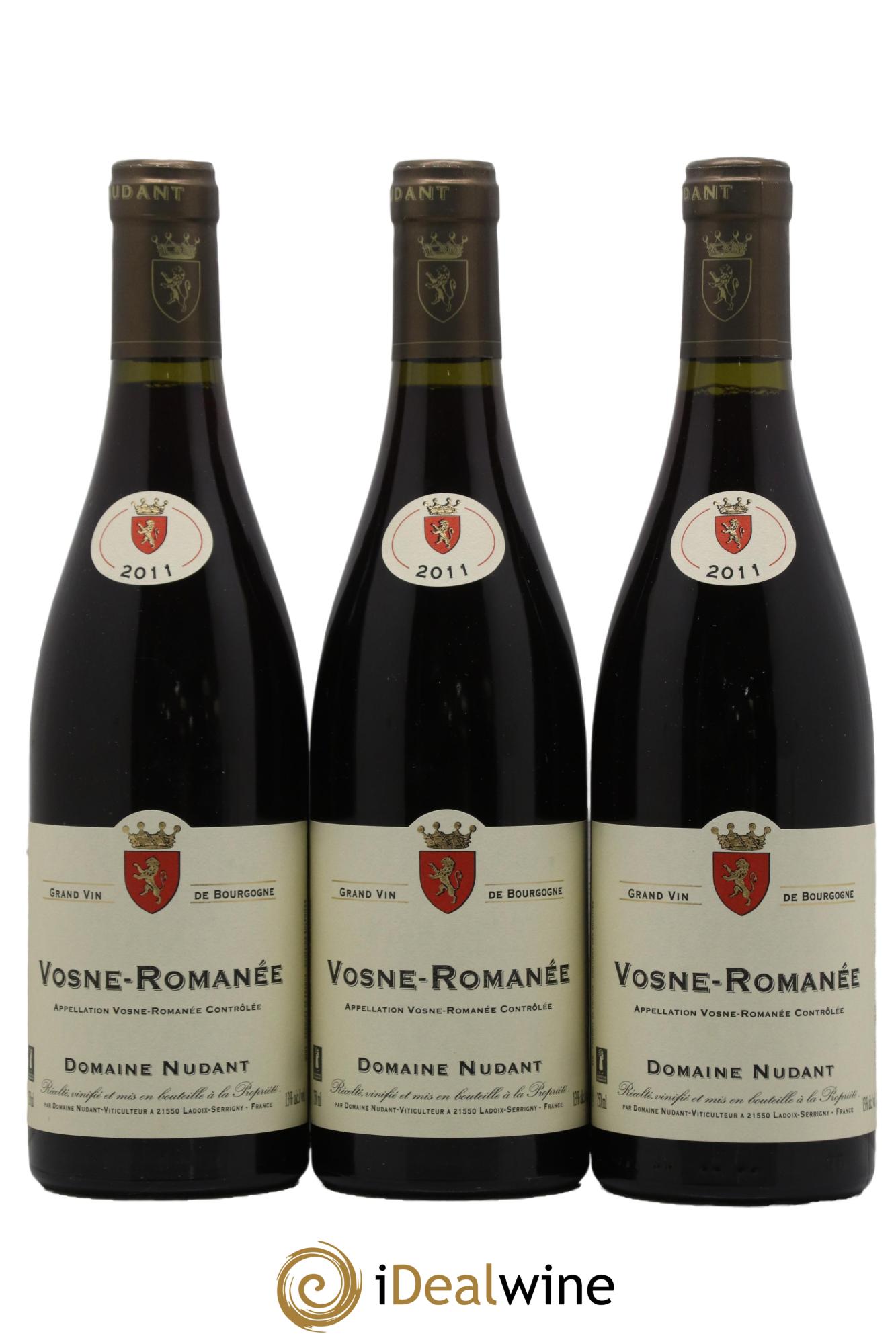 Vosne-Romanée Domaine Nudant 2011 - Lot de 3 bouteilles - 0