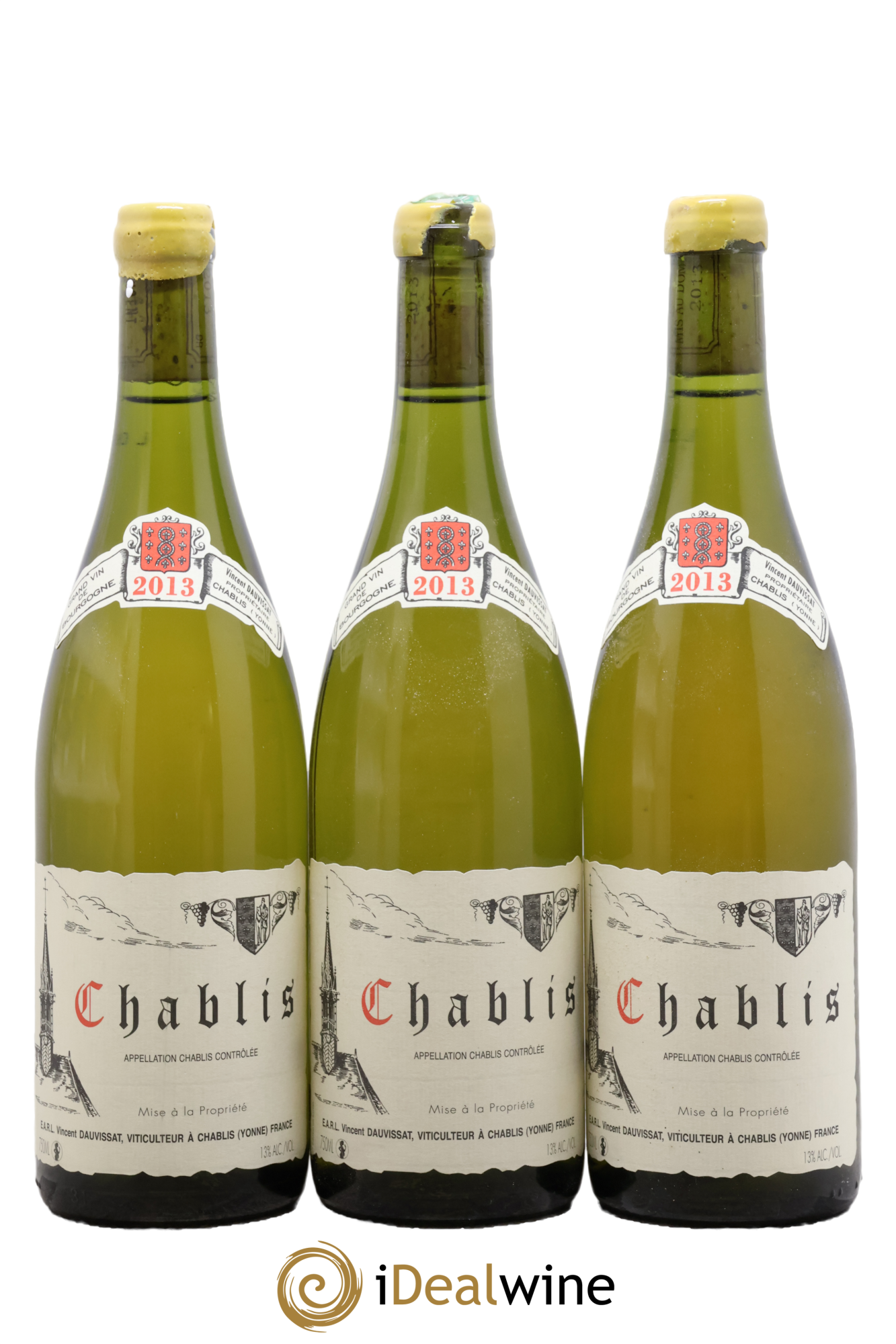 Chablis Vincent Dauvissat (Domaine) 2013 - Lot de 3 bouteilles - 0