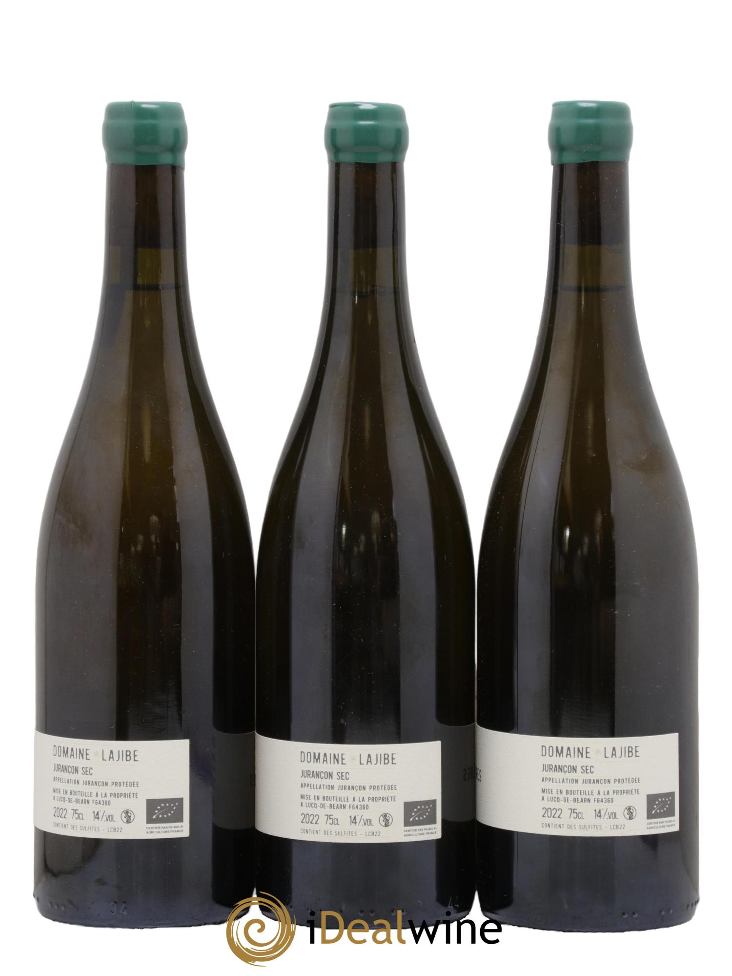 Jurançon sec Campsou Benguères Domaine Lajibe - Jean-Baptiste Semmartin 2022 - Lot de 3 bouteilles - 1
