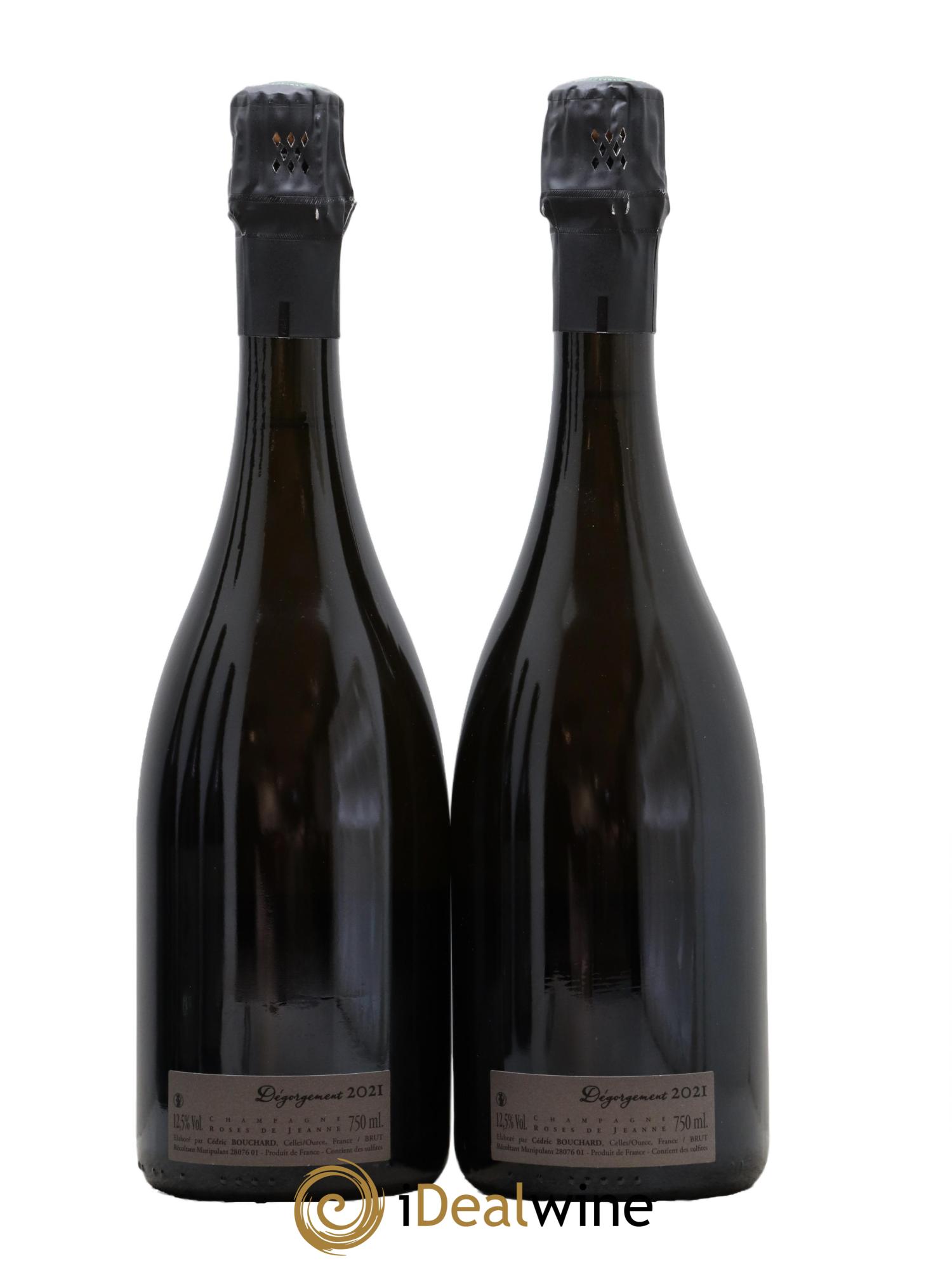 Roses de Jeanne Côte de Béchalin Blanc de Noirs Cédric Bouchard 2014 - Lot de 2 bouteilles - 1