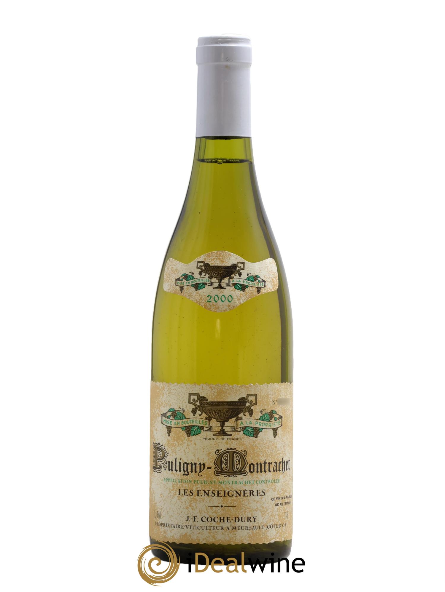 Puligny-Montrachet Les Enseignères Coche Dury (Domaine) 2000 - Lot de 1 bouteille - 0