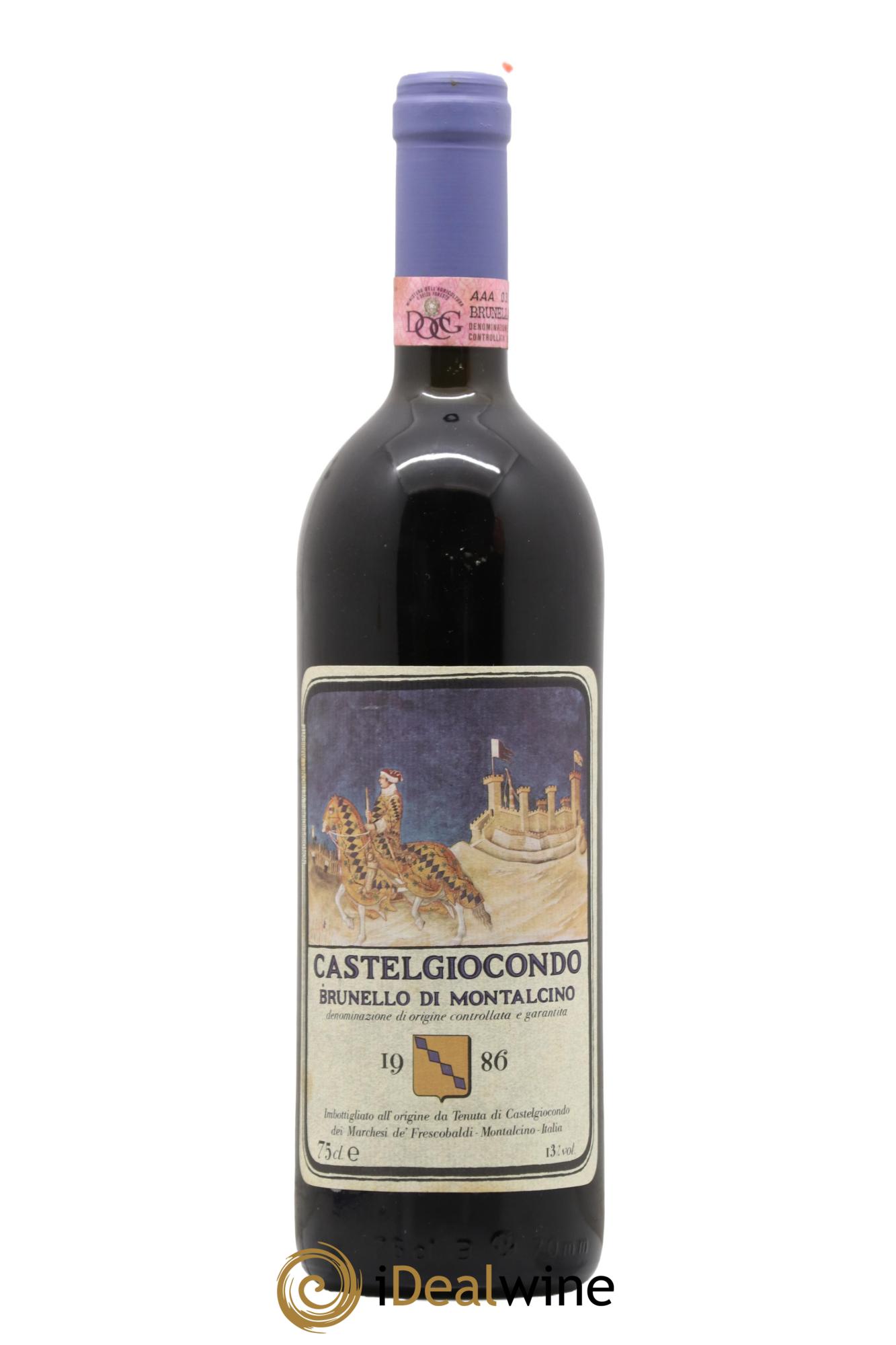 Brunello di Montalcino Castelgiocondo 1986 - Lot de 1 bouteille - 0