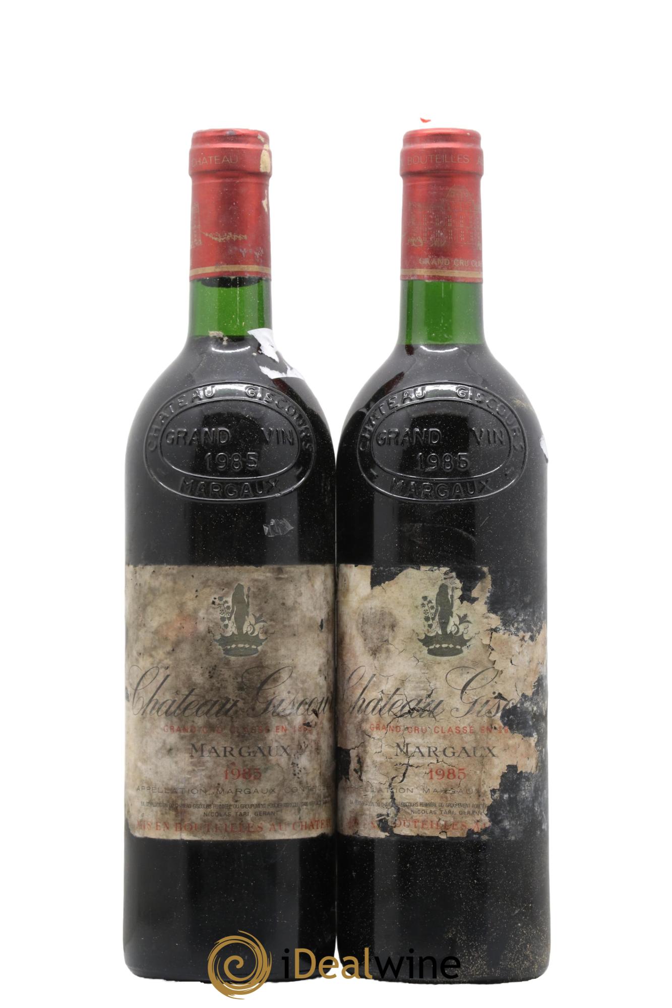 Château Giscours 3ème Grand Cru Classé 1985 - Lot de 2 bouteilles - 0