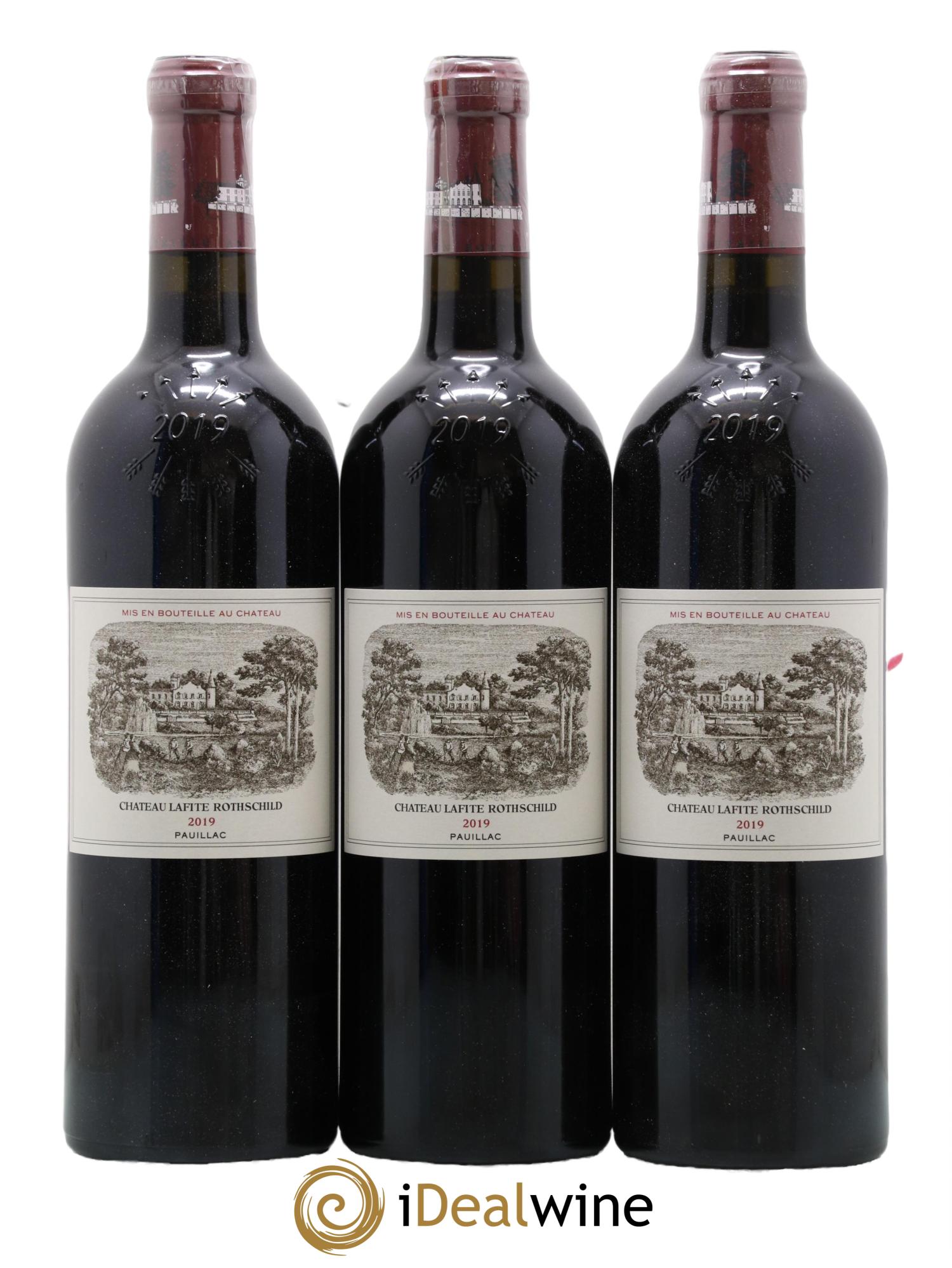 Château Lafite Rothschild 1er Grand Cru Classé 2019 - Lot de 3 bouteilles - 1
