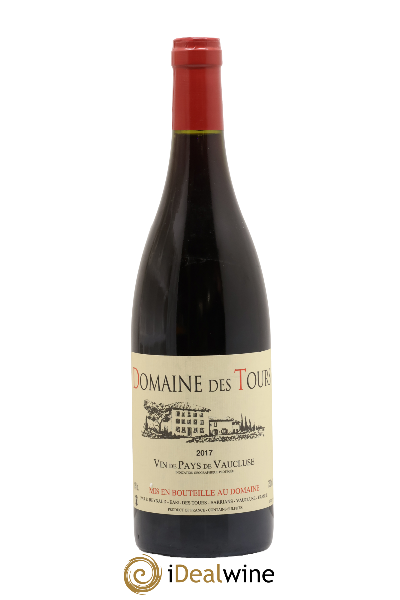 Vaucluse (Vin de Pays de Vaucluse) Domaine des Tours Emmanuel Reynaud 2017 - Lot of 1 bottle - 0