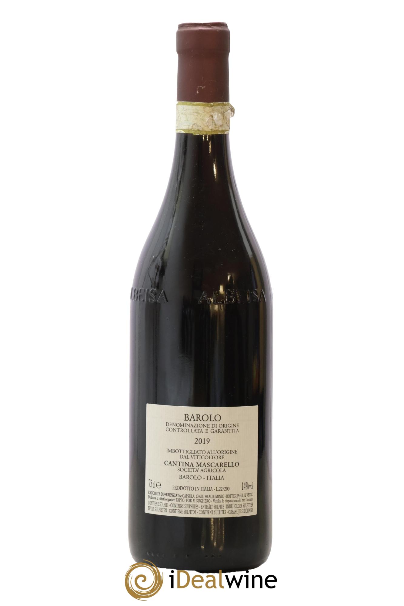 Barolo DOCG Bartolo Mascarello  2019 - Lot of 1 bottle - 1