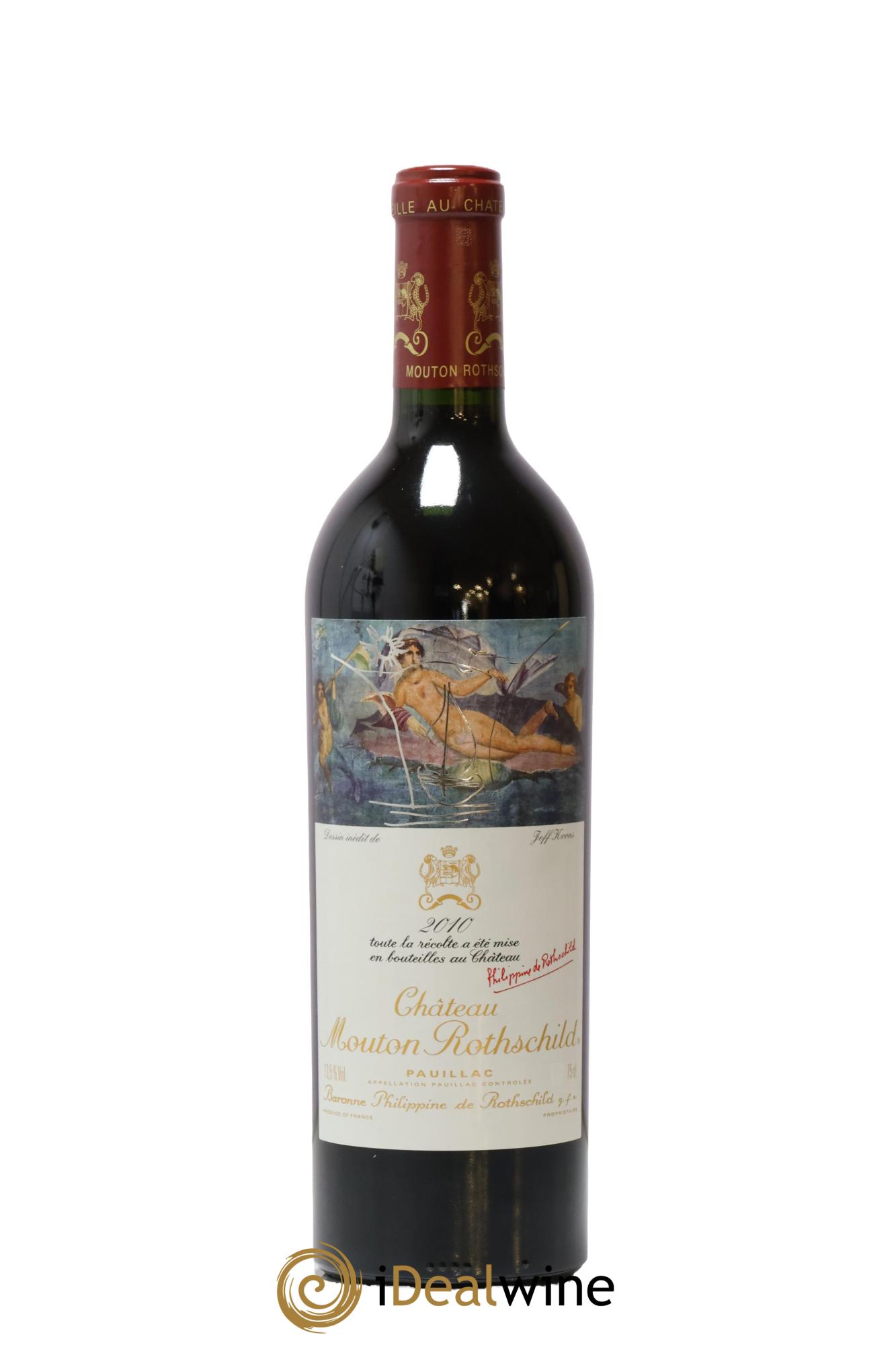 Château Mouton Rothschild 1er Grand Cru Classé 2010 - Lot de 1 bouteille - 1