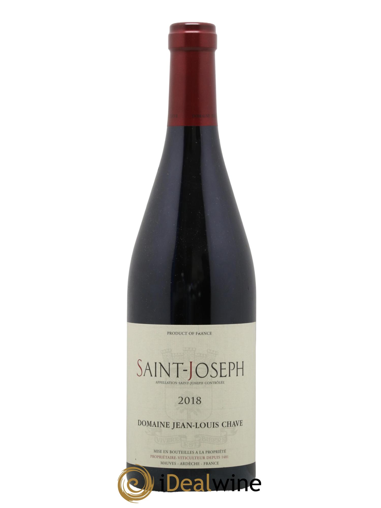 Saint-Joseph Jean-Louis Chave 2018 - Lot de 1 bouteille - 0