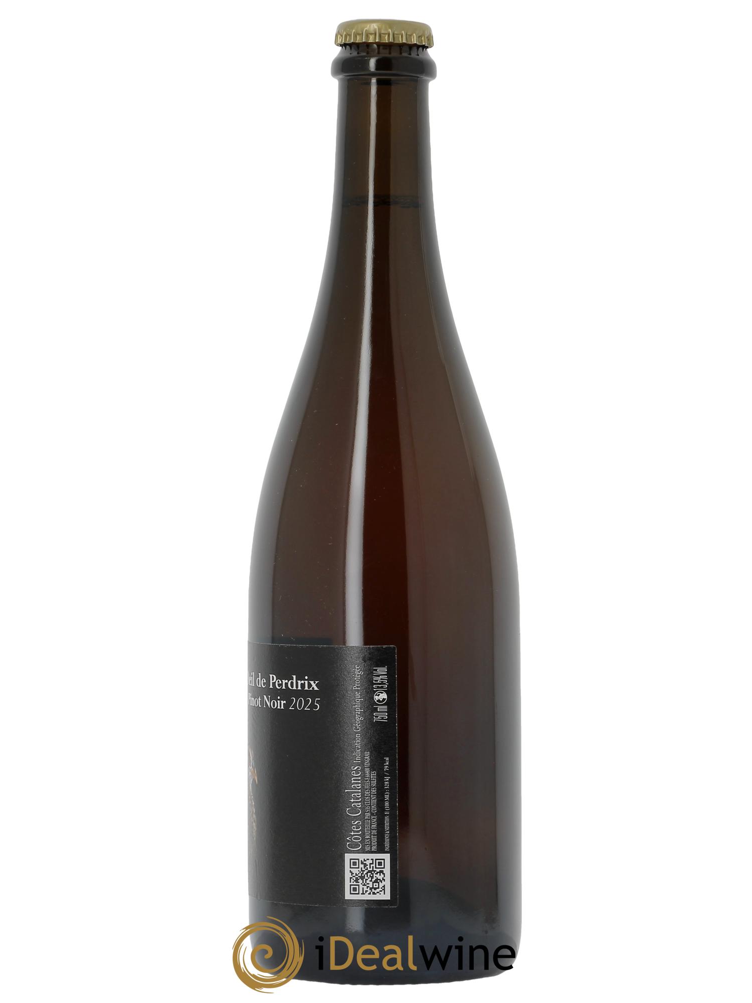 Côtes Catalanes Clos des Fées Oeil de Perdrix Hervé Bizeul  2025 - Lot de 1 bouteille - 1