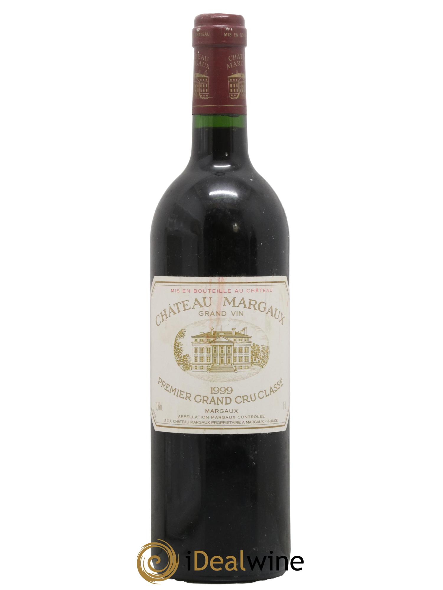 Château Margaux 1er Grand Cru Classé 1999 - Lot de 1 bouteille - 0