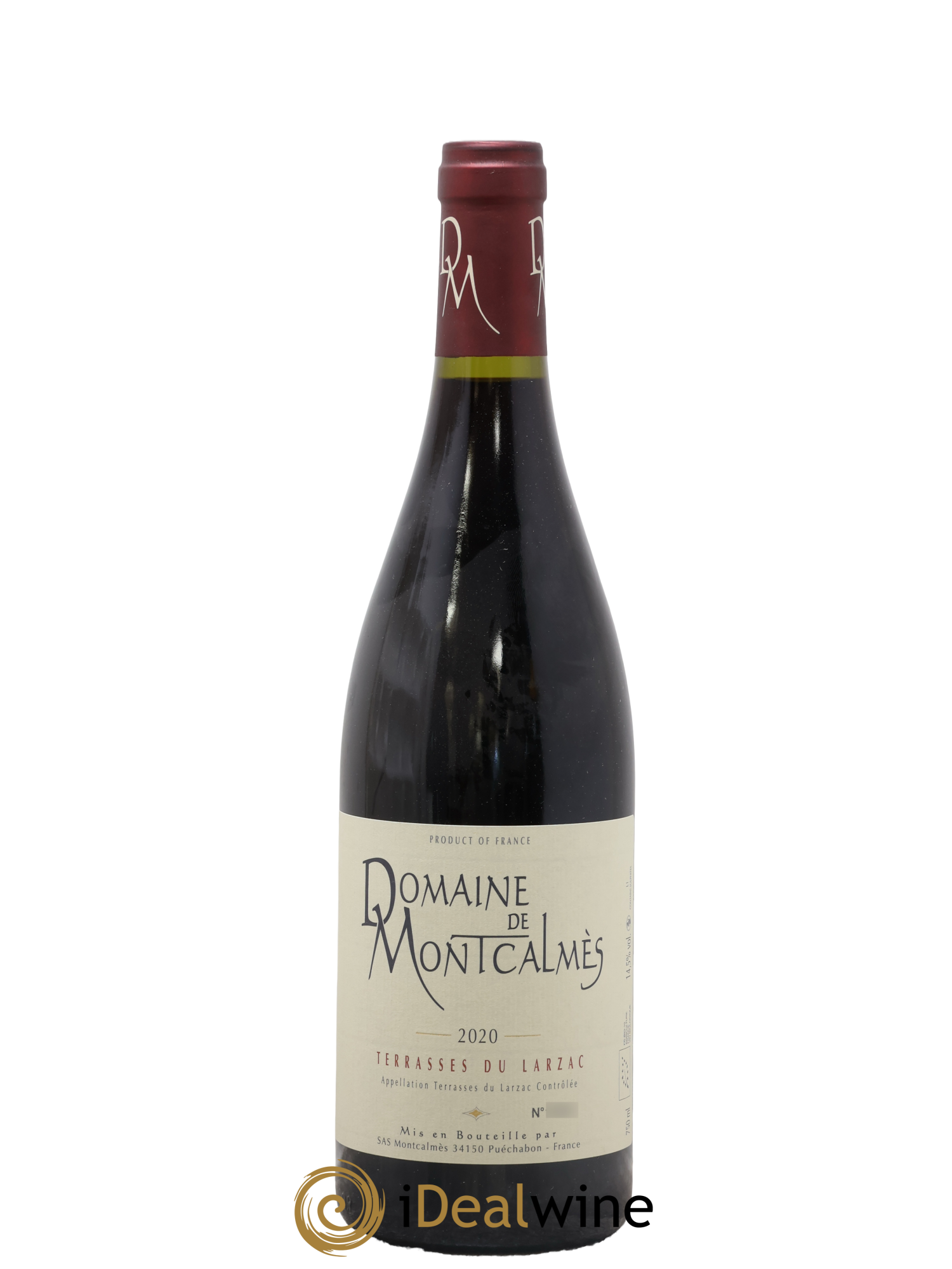 Terrasses du Larzac Domaine de Montcalmès Frédéric Pourtalié 2020 - Lot de 1 bouteille - 0