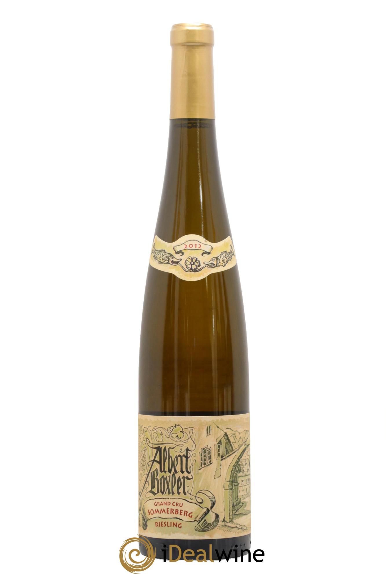 Alsace Riesling Grand Cru Sommerberg D Albert Boxler 2012 - Lot de 1 bouteille - 0