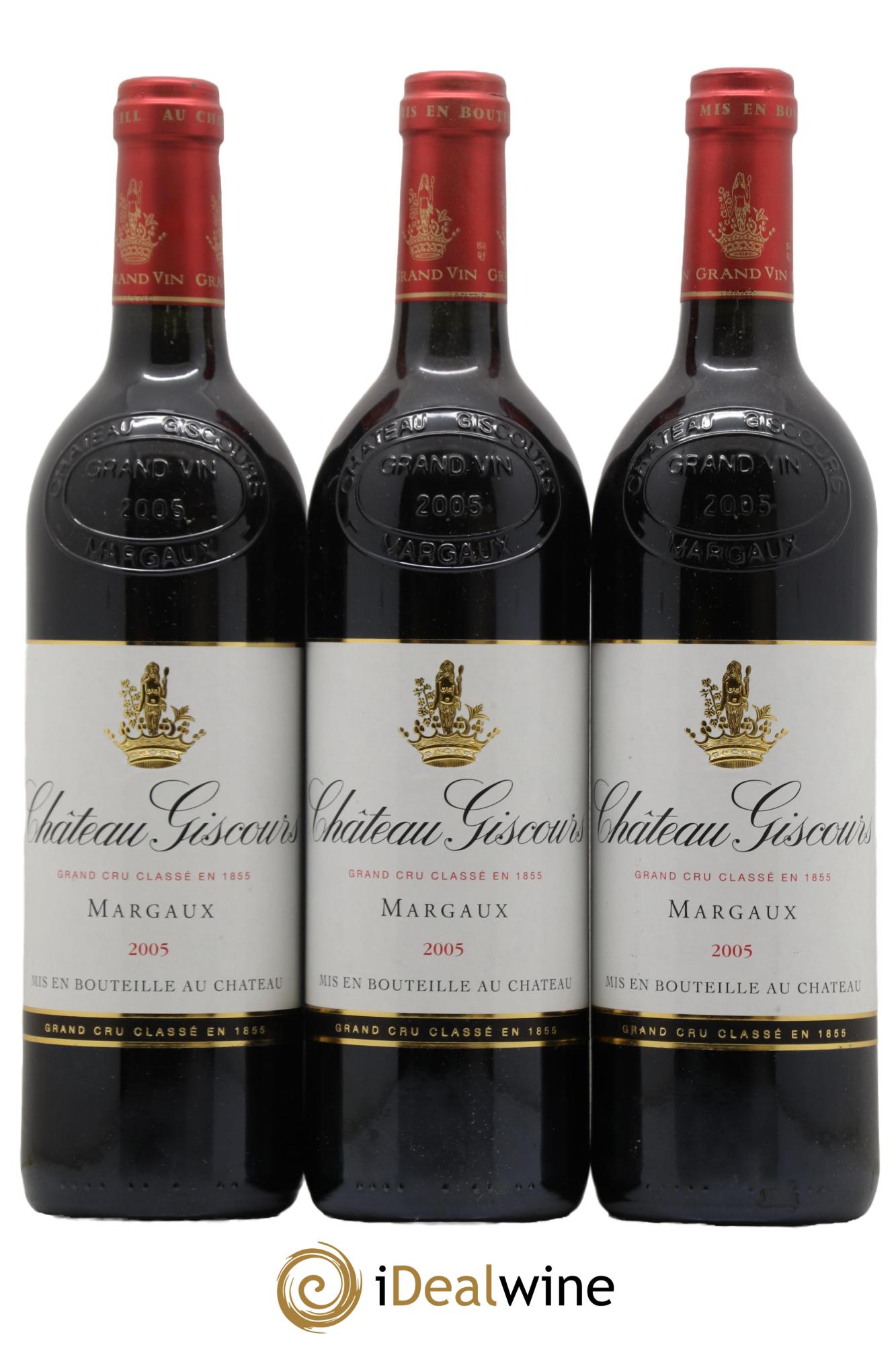 Château Giscours 3ème Grand Cru Classé 2005 - Lot de 3 bouteilles - 0