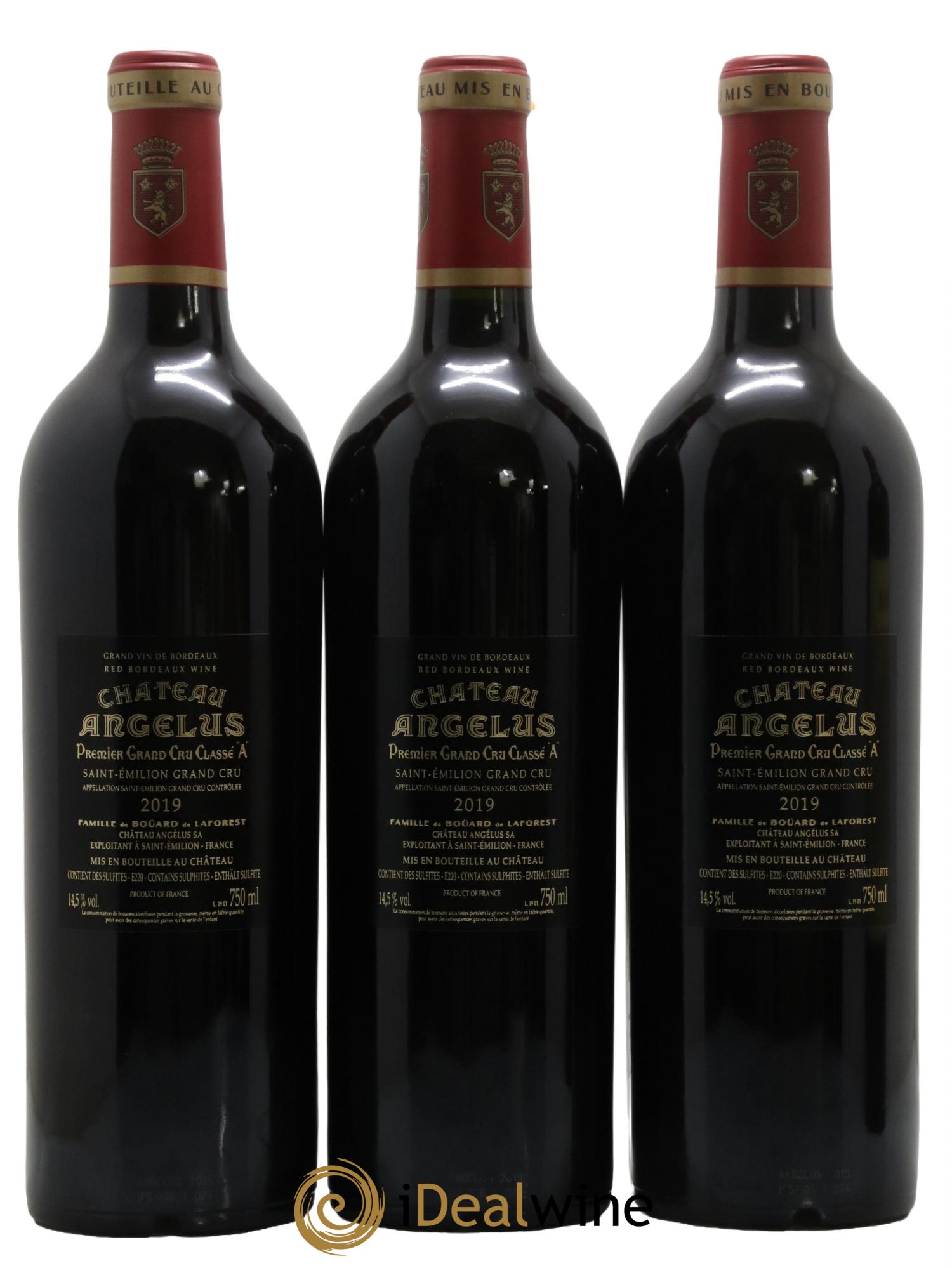 Château Angélus 1er Grand Cru Classé A 2019 - Lot de 6 bouteilles - 2