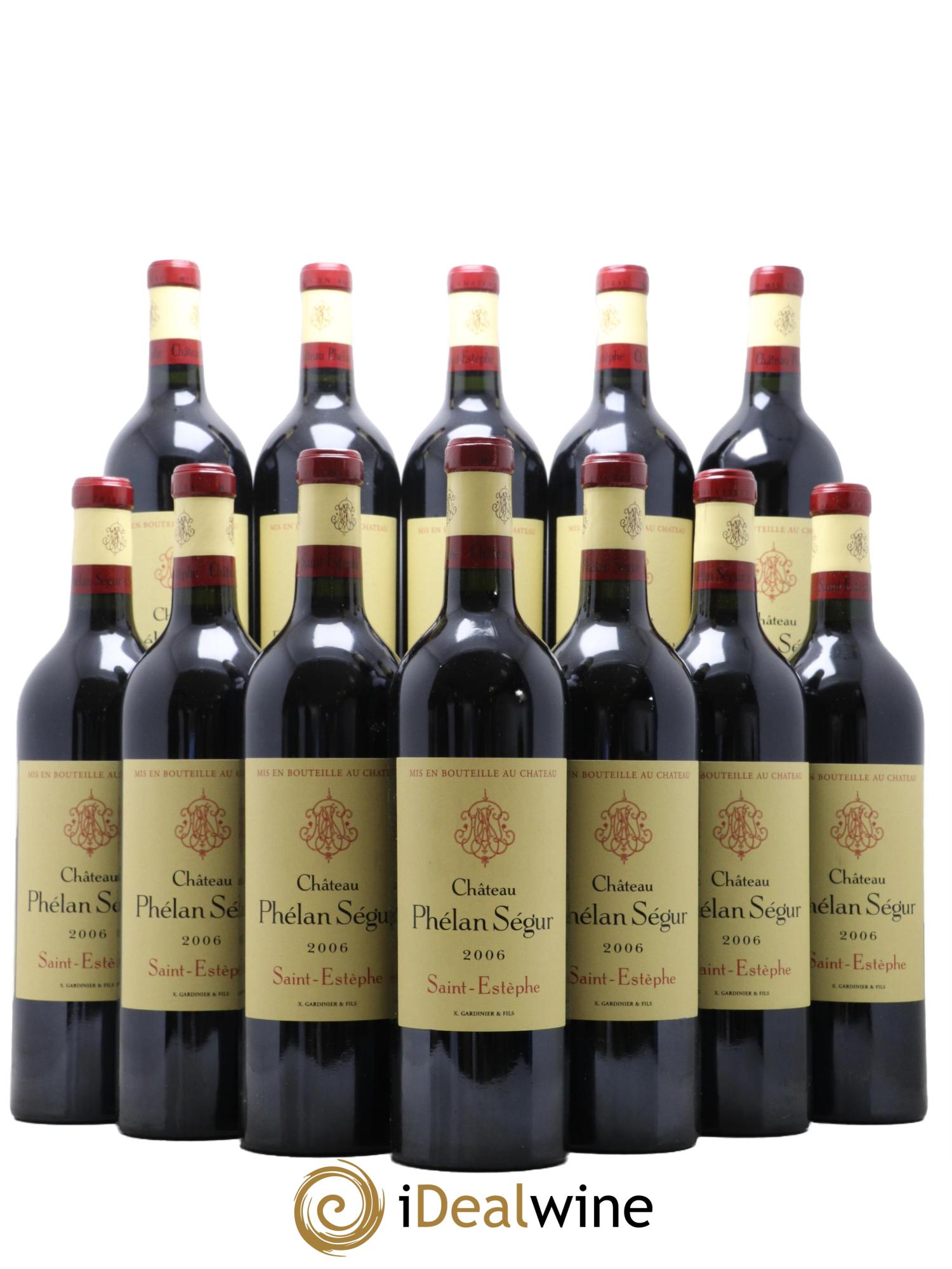 Château Phélan Ségur 2006 - Lotto di 12 bottiglie - 0