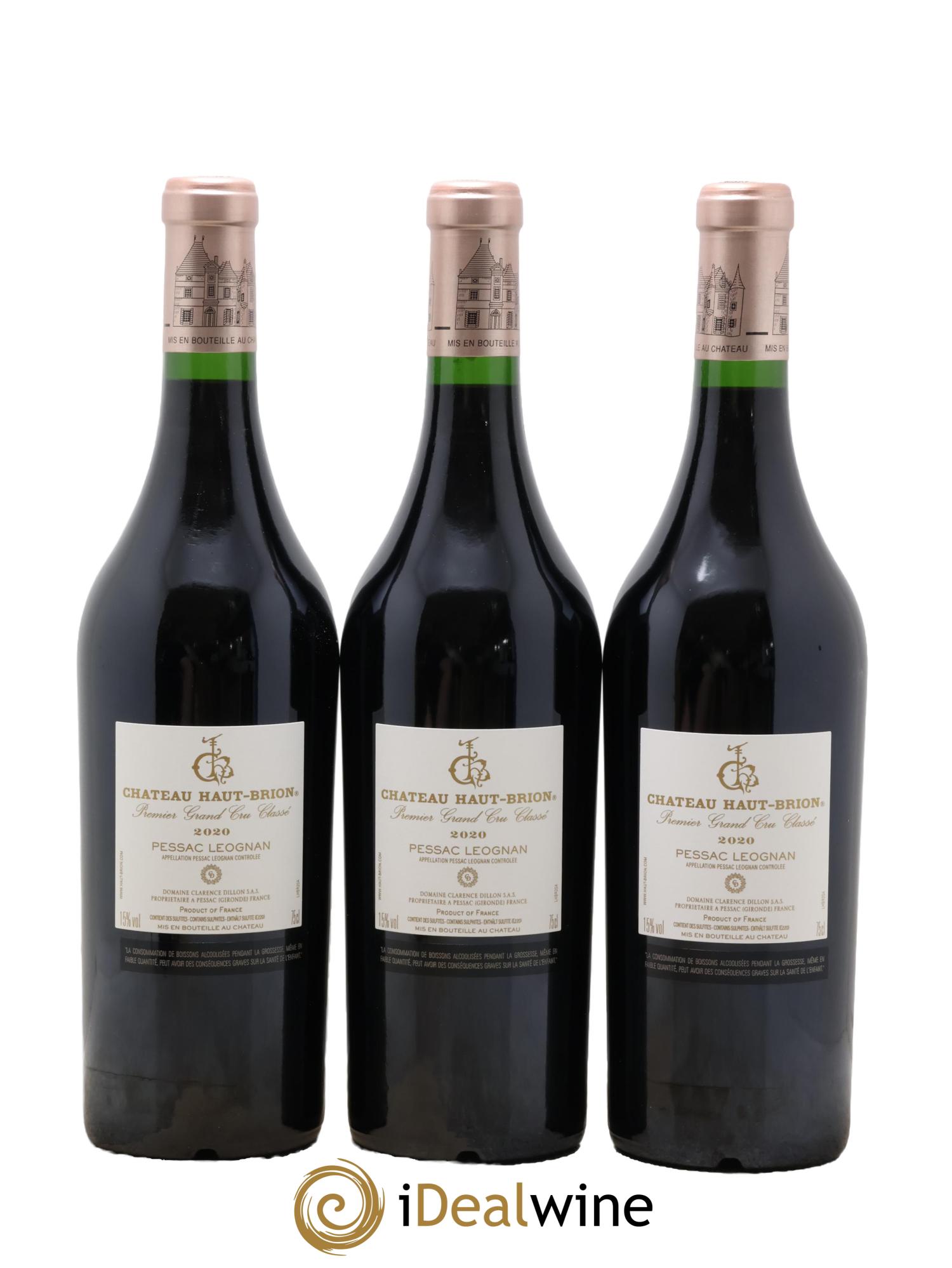 Château Haut Brion 1er Grand Cru Classé 2020 - Posten von 6 Flaschen - 2