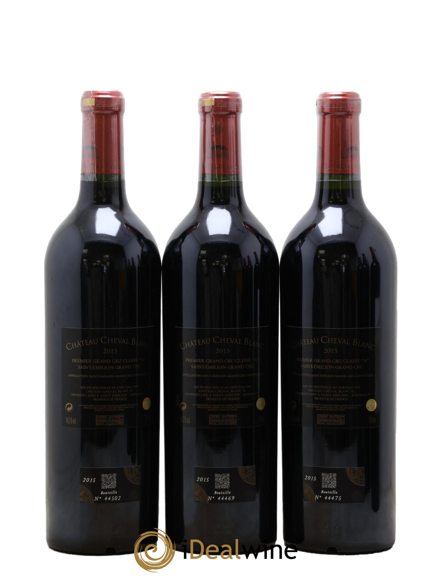 Château Cheval Blanc 1er Grand Cru Classé A 2015 - Lot de 6 bouteilles - 4