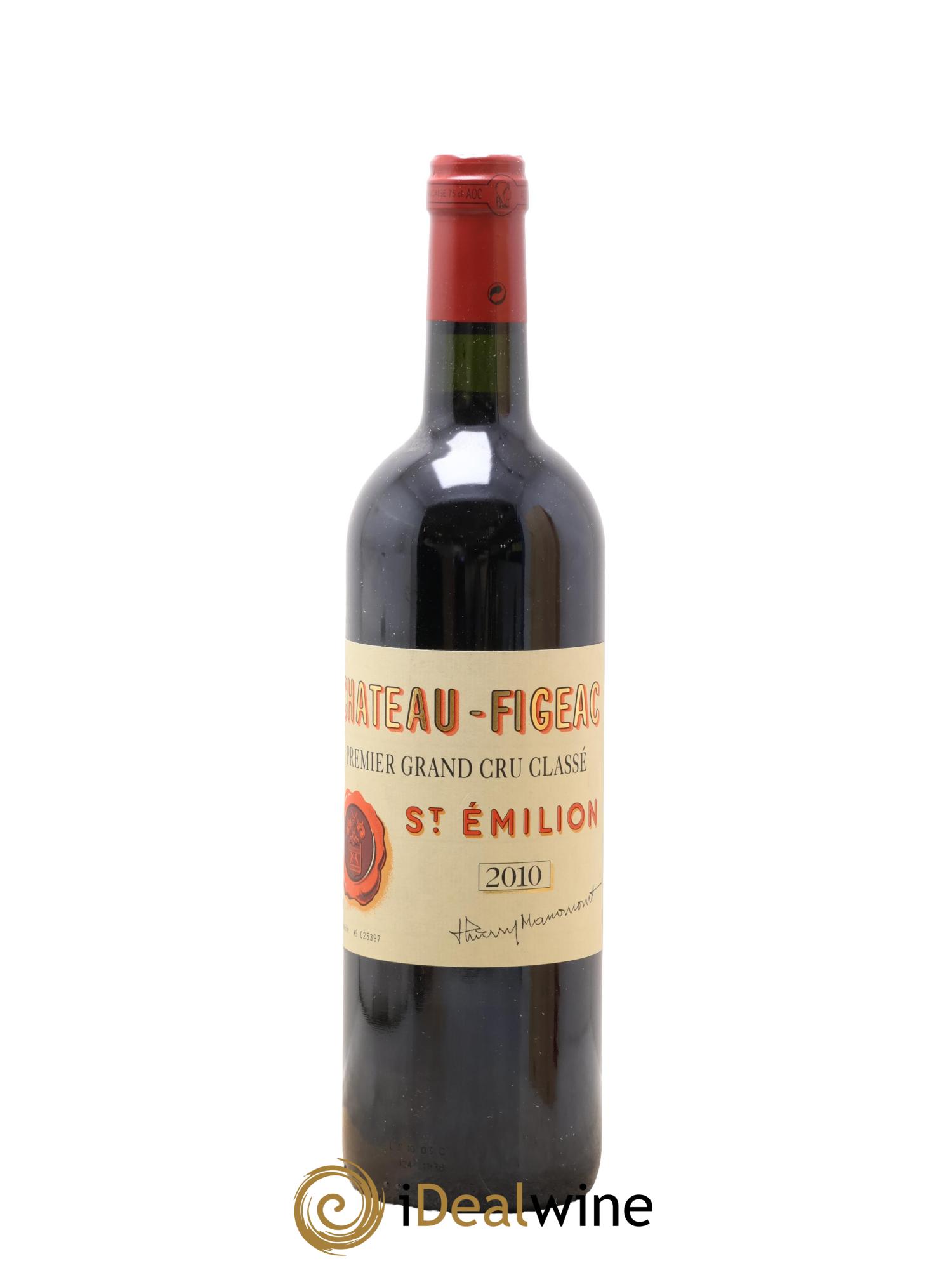 Château Figeac 1er Grand Cru Classé A 2010 - Lotto di 1 bottiglia - 1