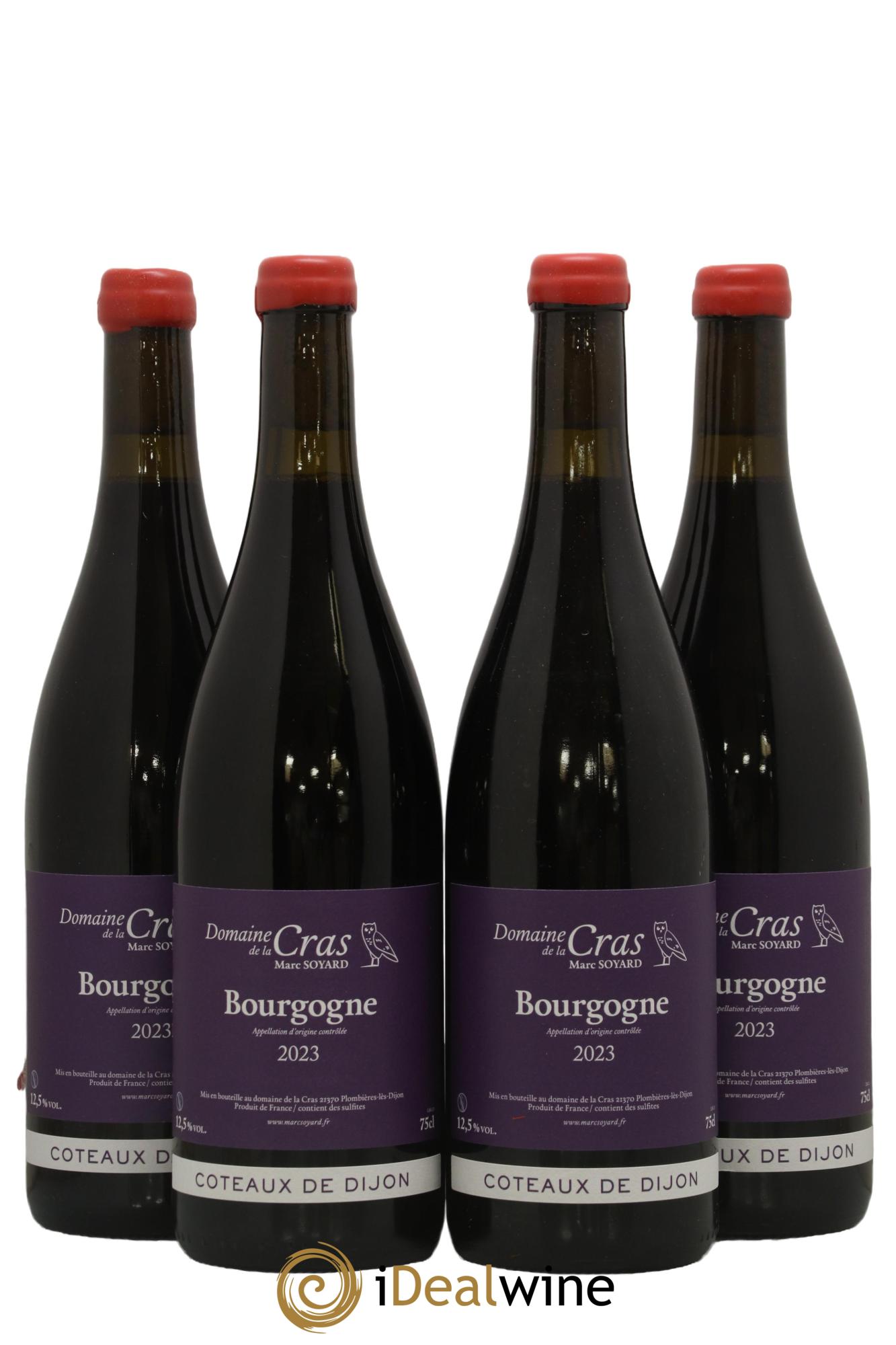 Coteaux de Dijon Domaine de la Cras - Marc Soyard 2023 - Lot de 4 bouteilles - 0