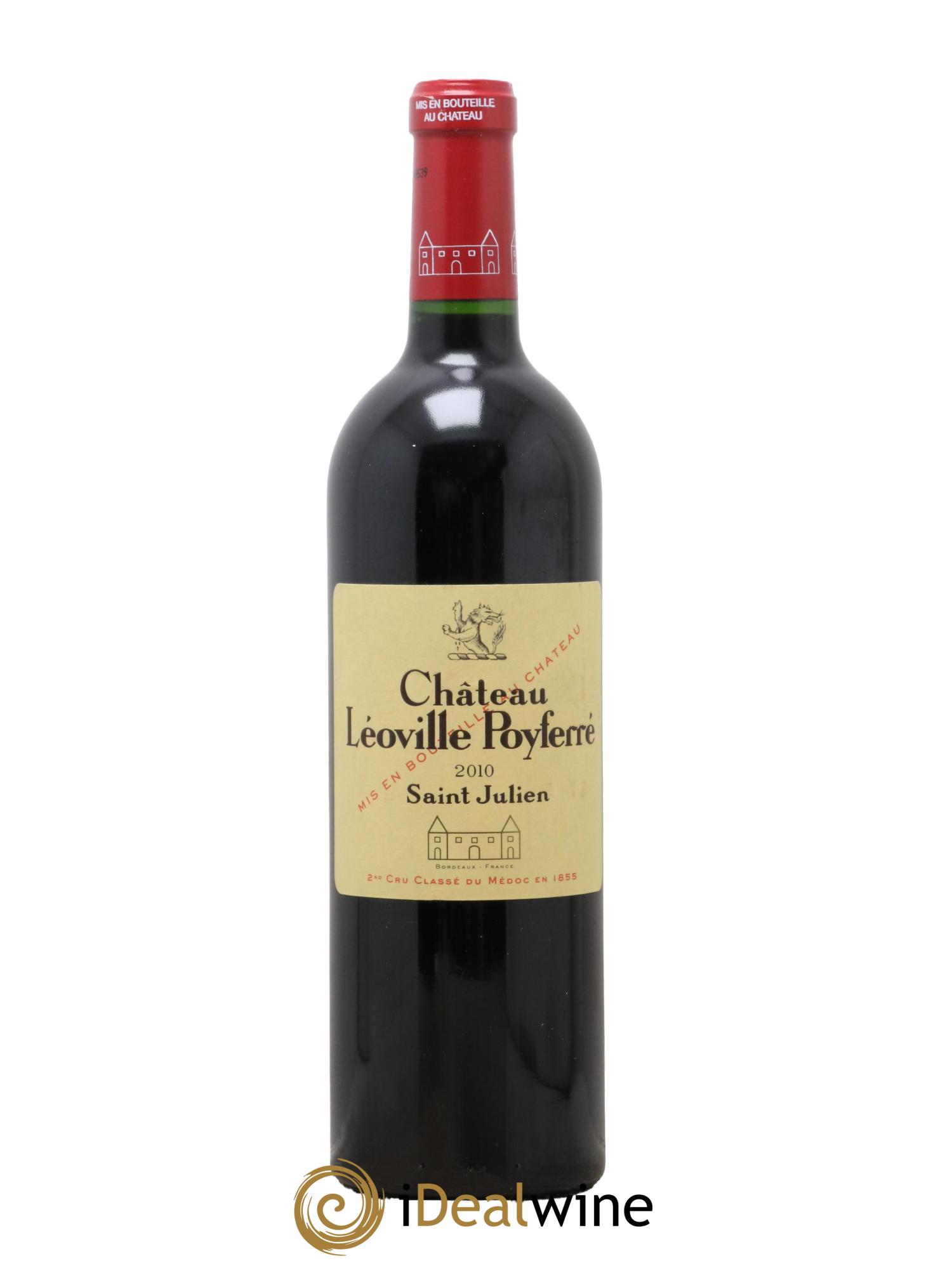 Château Léoville Poyferré 2ème Grand Cru Classé 2010 - Lot de 1 bouteille - 0