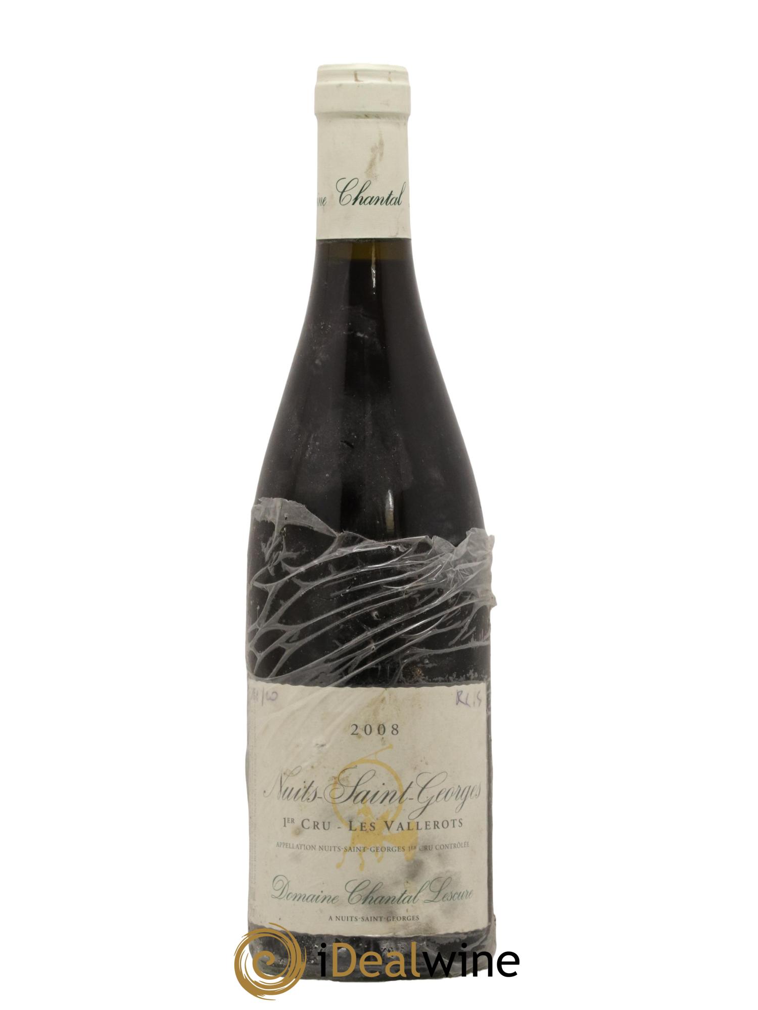 Nuits-Saint-Georges 1er Cru Les Vallerots Chantal Lescure 2008 - Lot de 1 bouteille - 0