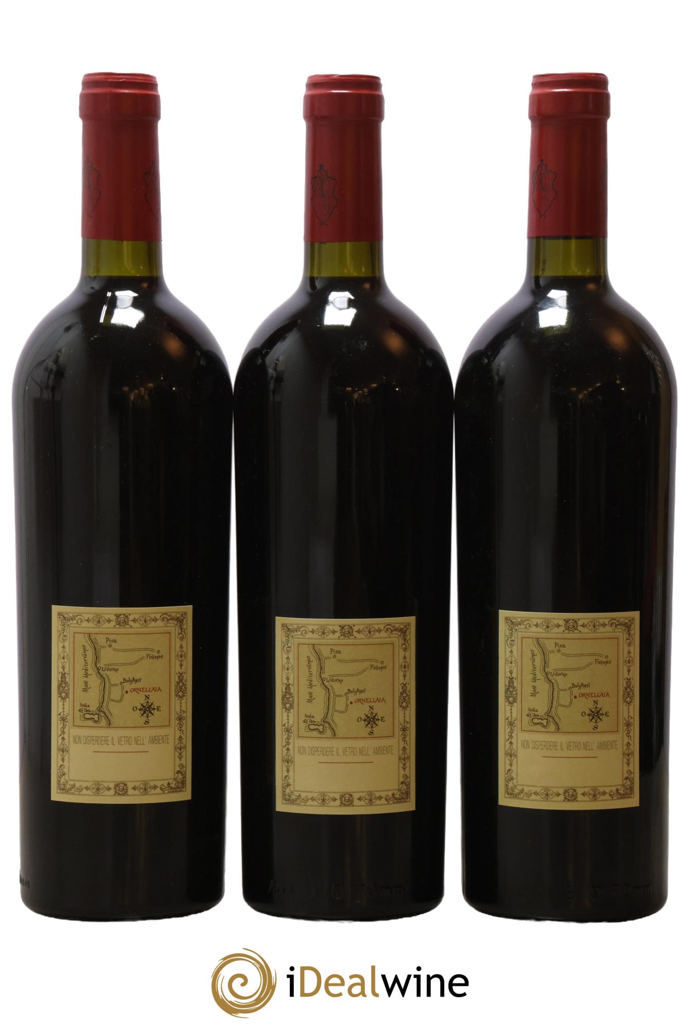 Toscana IGT Tenuta Dell'Ornellaia Masseto Frescobaldi 1990 - Lot de 6 bouteilles - 4