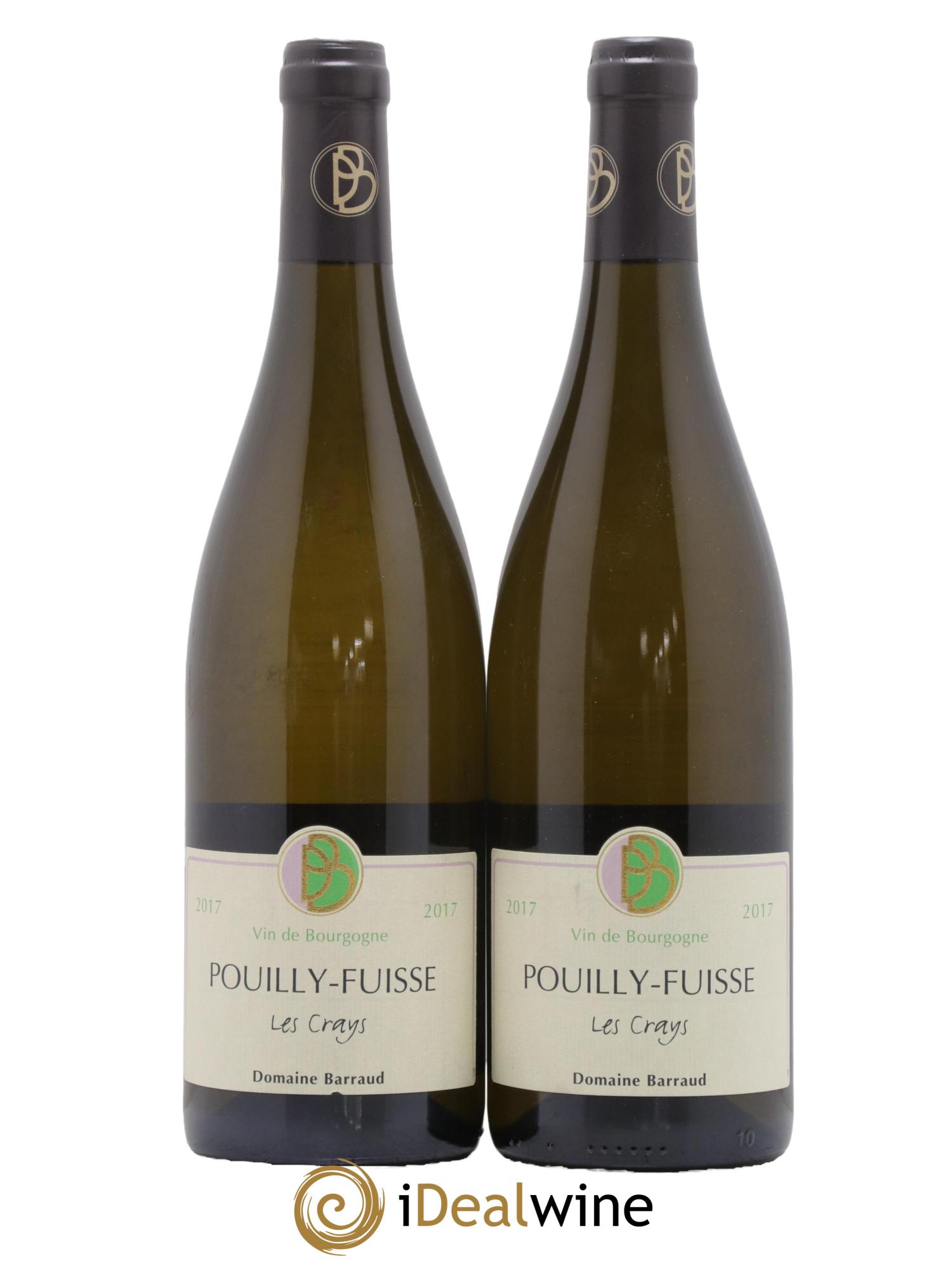 Pouilly-Fuissé Premier Cru Les Crays Domaine Barraud 2017 - Lot de 2 bouteilles - 0