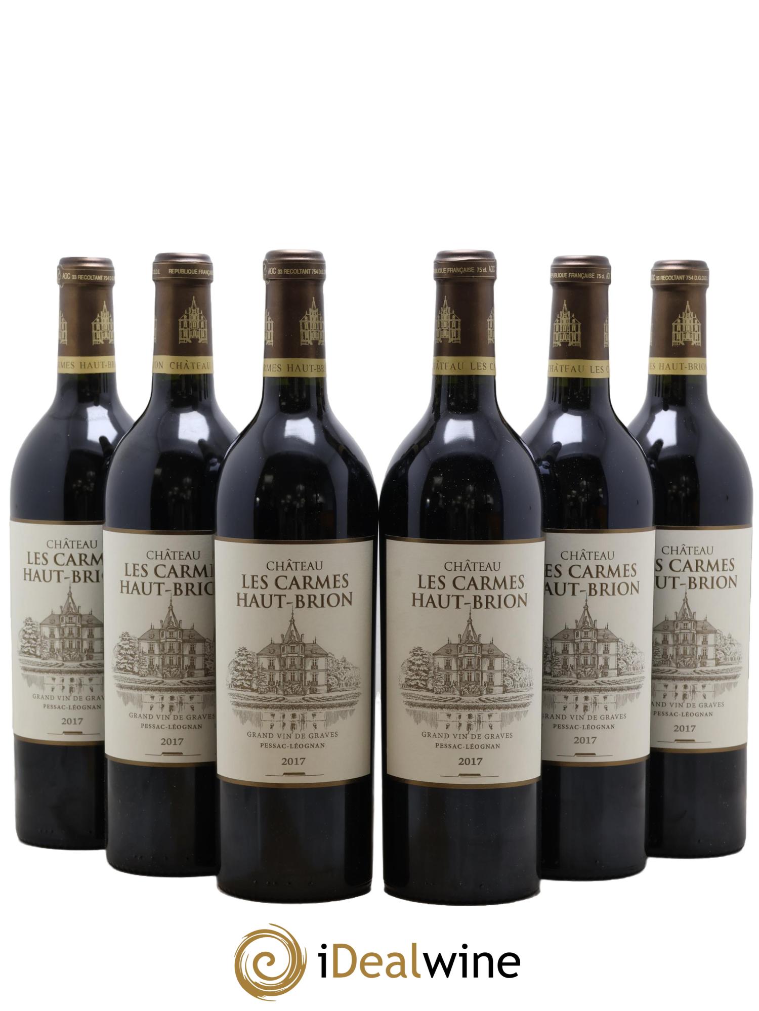 Château Les Carmes Haut-Brion 2017 - Posten von 6 Flaschen - 0