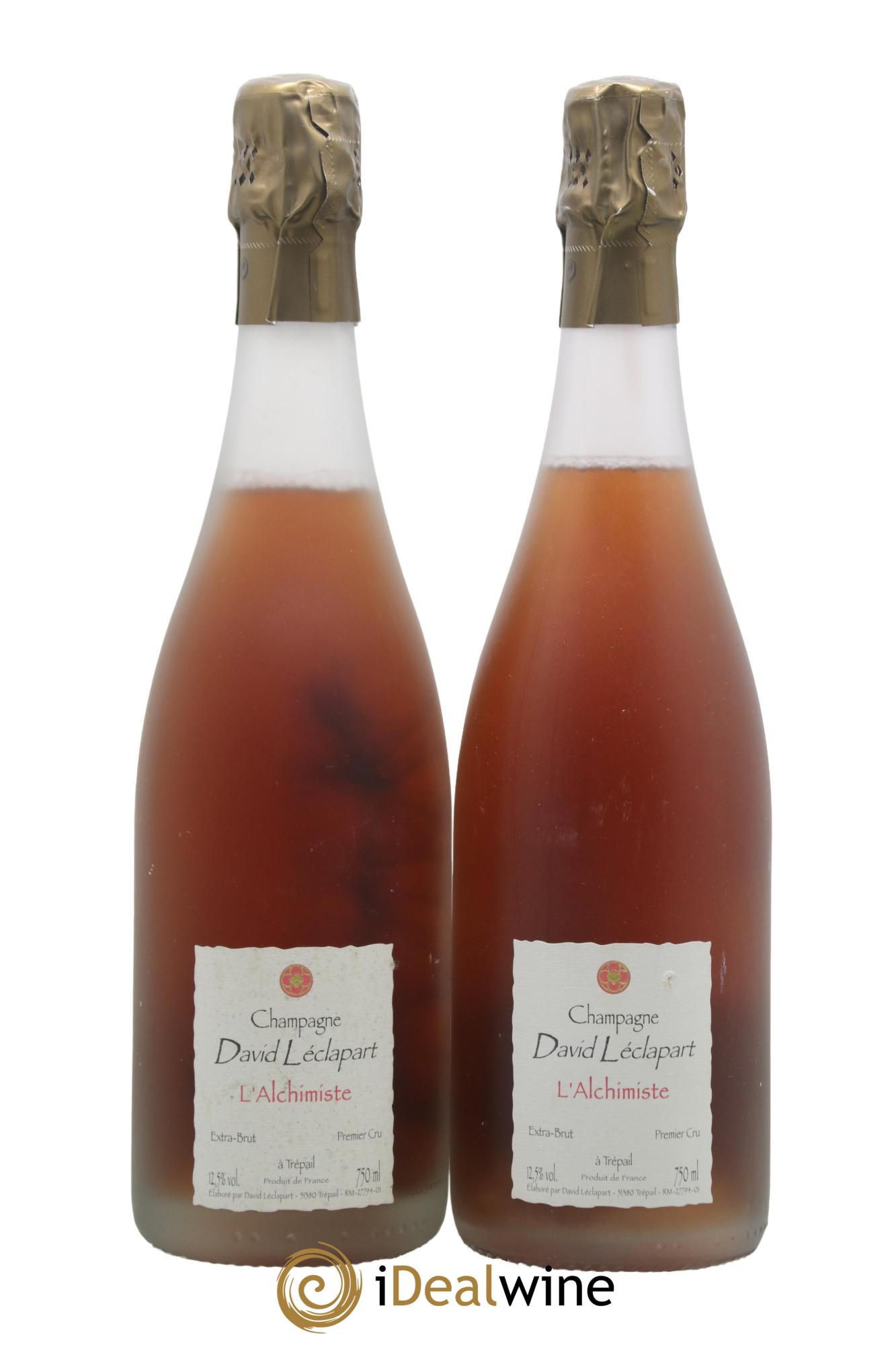 L'Alchimiste 1er Cru Extra-Brut David Leclapart 2008 - Lot of 2 bottles - 0