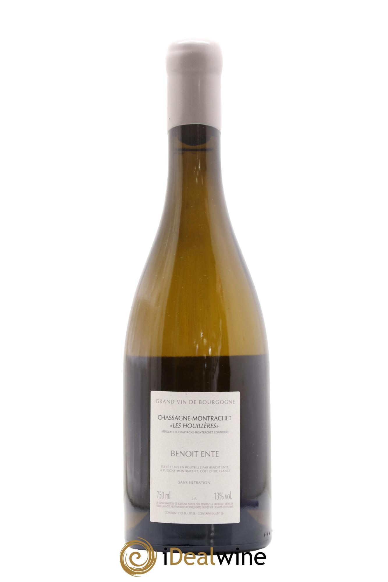 Chassagne-Montrachet Les Houillères Benoit Ente 2020 - Lot de 1 bouteille - 1