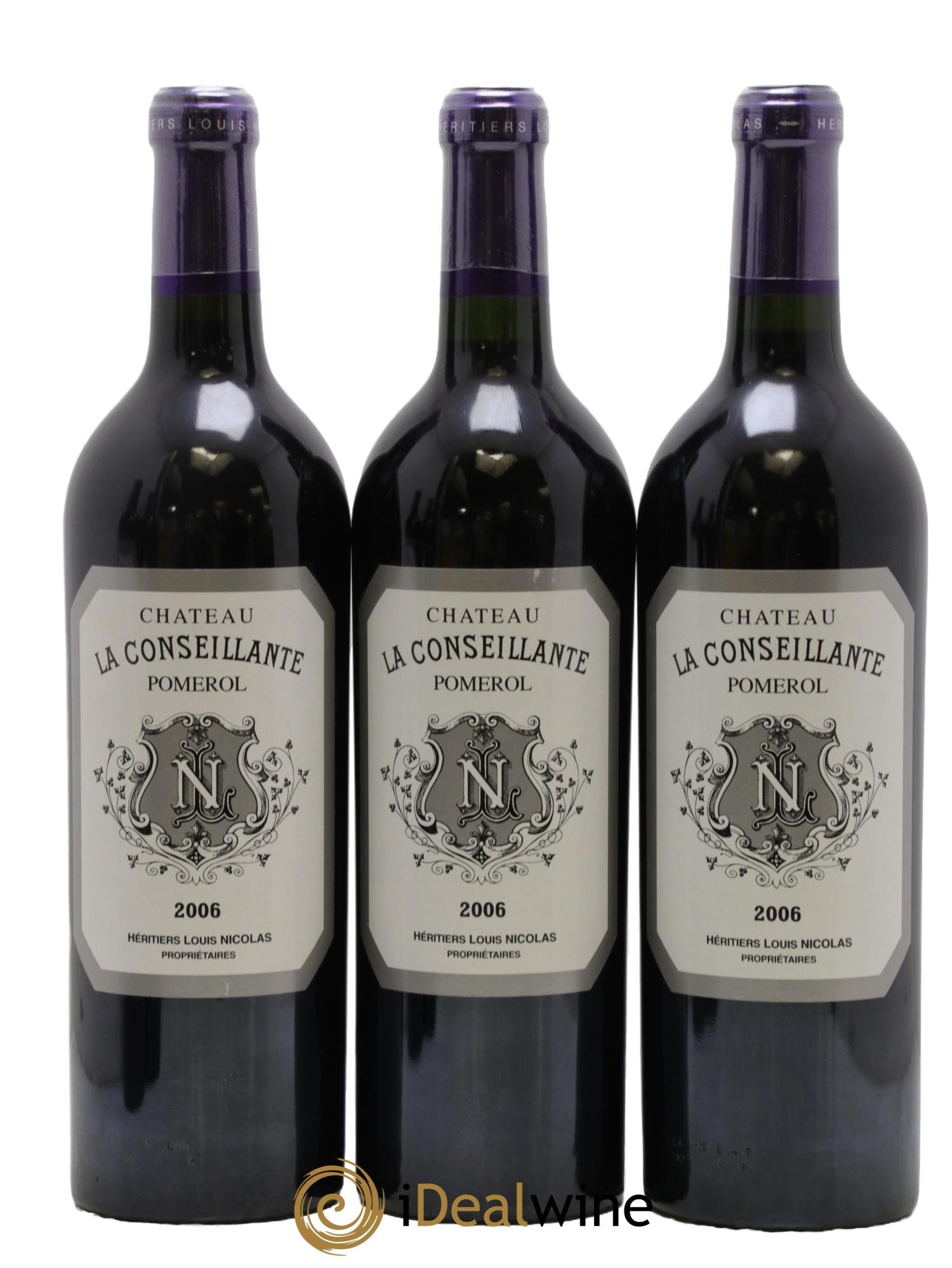 Château la Conseillante 2006 - Lot de 3 bouteilles - 0
