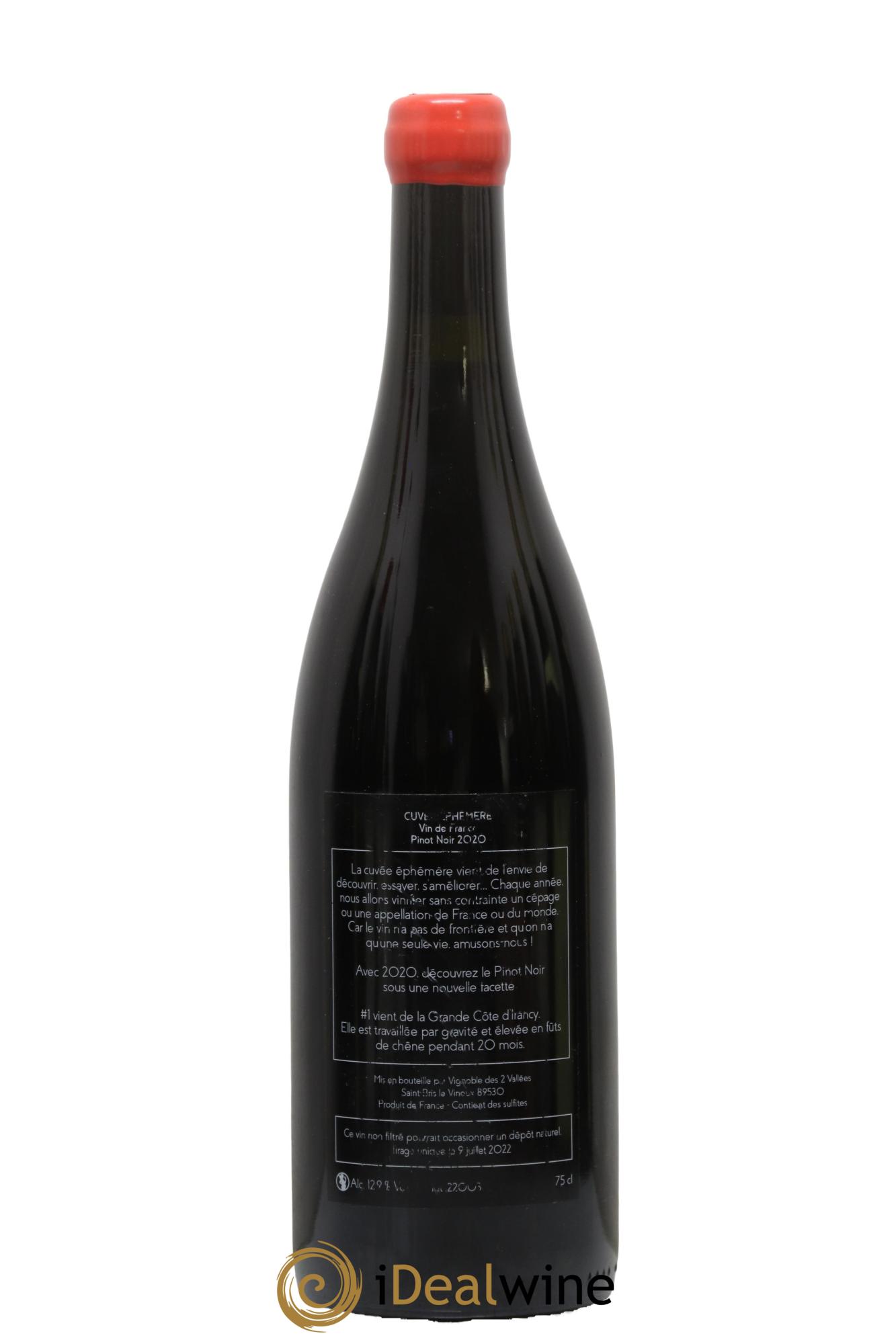 Vin de France Ephémère Pinot Noir Clément Lavallée 2020 - Lotto di 1 bottiglia - 1