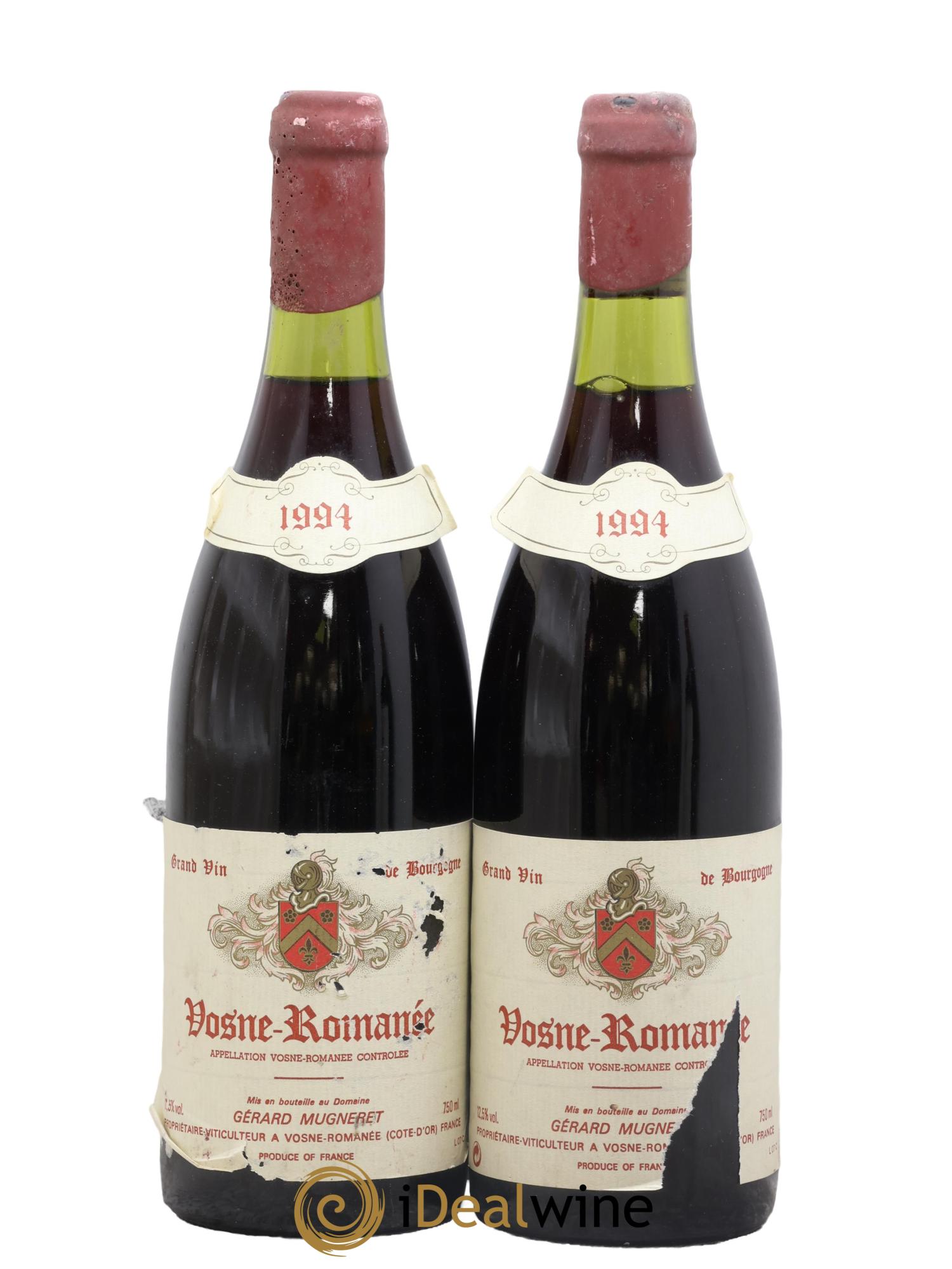 Vosne-Romanée Gérard Mugneret 1994 - Lot de 2 bouteilles - 0