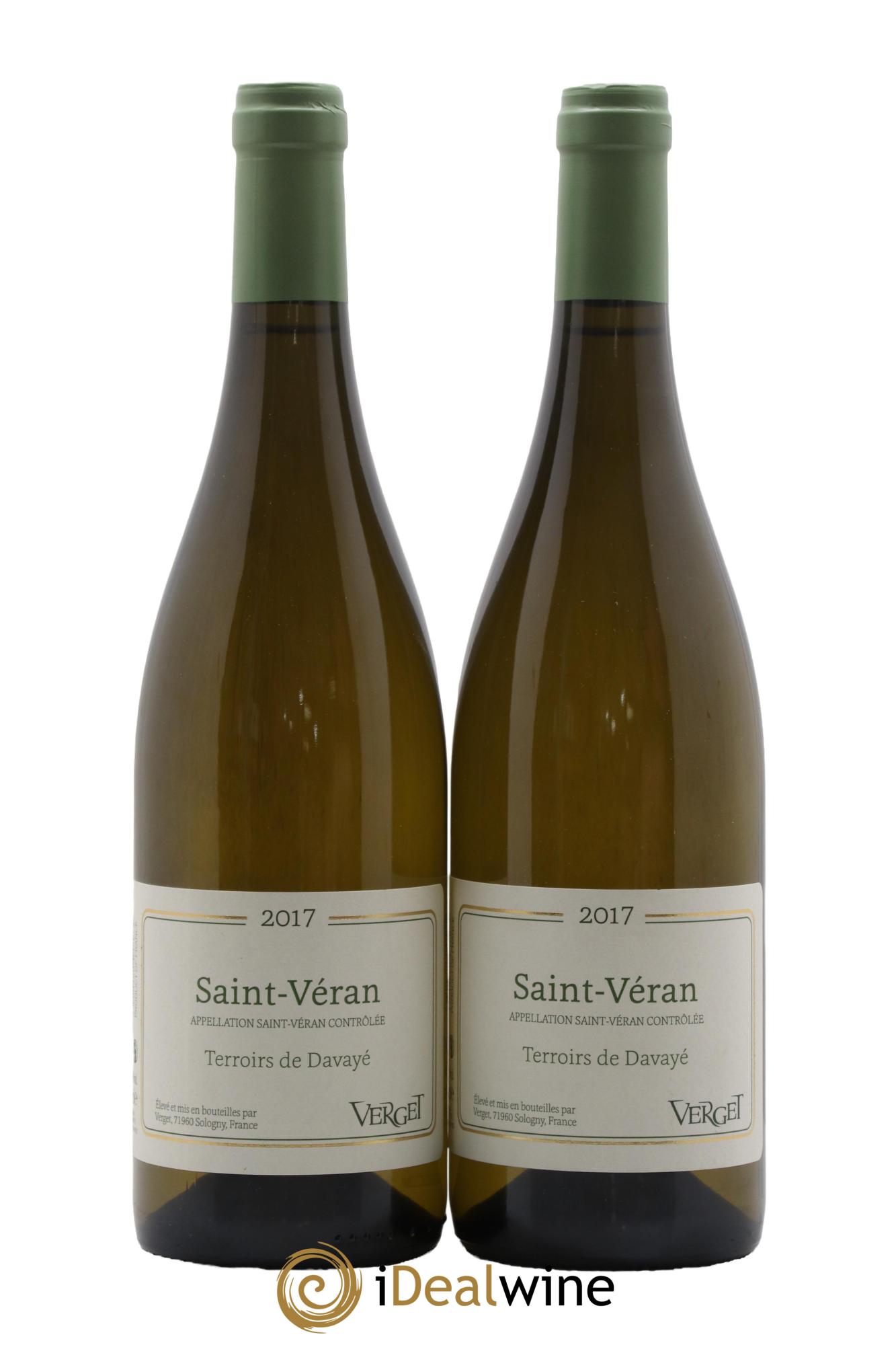 Saint-Véran Terroirs de Davayé Verget 2017 - Lot de 2 bouteilles - 0