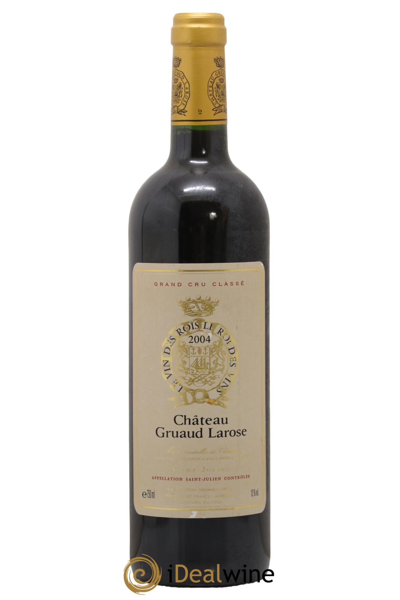 Château Gruaud Larose 2ème Grand Cru Classé 2004 - Lot de 1 bouteille - 0