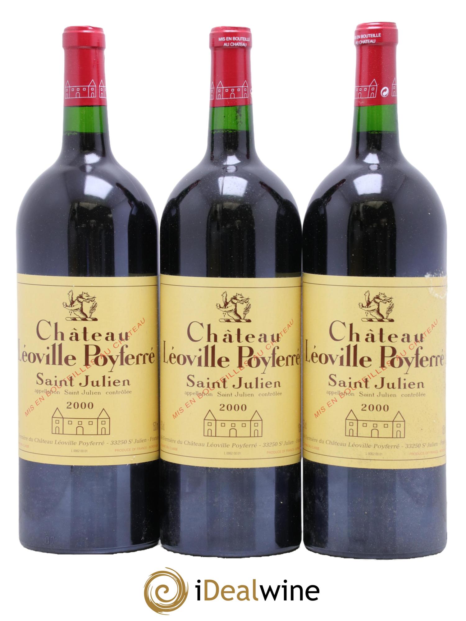 Château Léoville Poyferré 2ème Grand Cru Classé 2000 - Lot of 6 magnums - 2