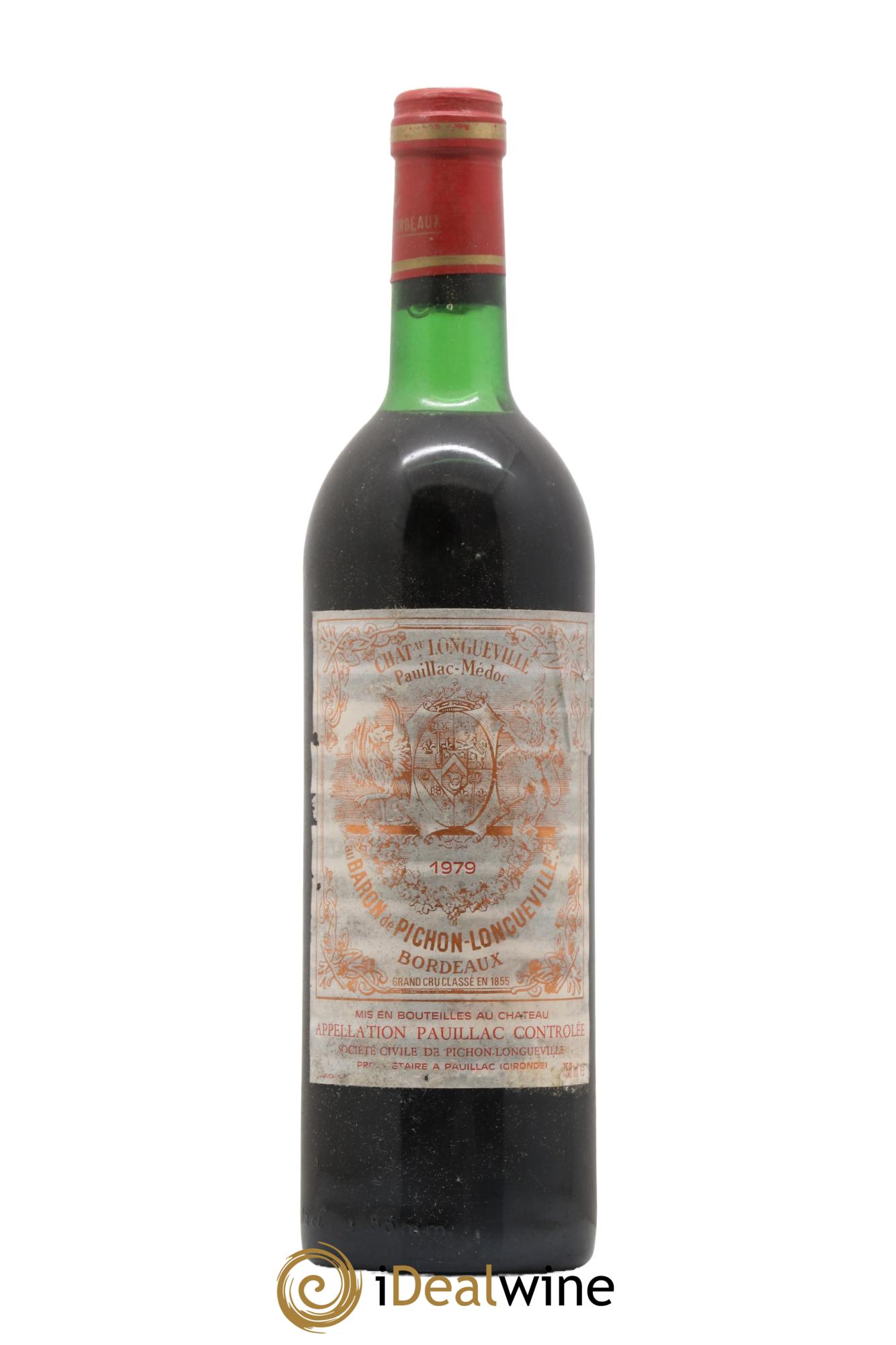 Pichon Longueville Baron 2ème Grand Cru Classé 1979 - Lot de 1 bouteille - 0