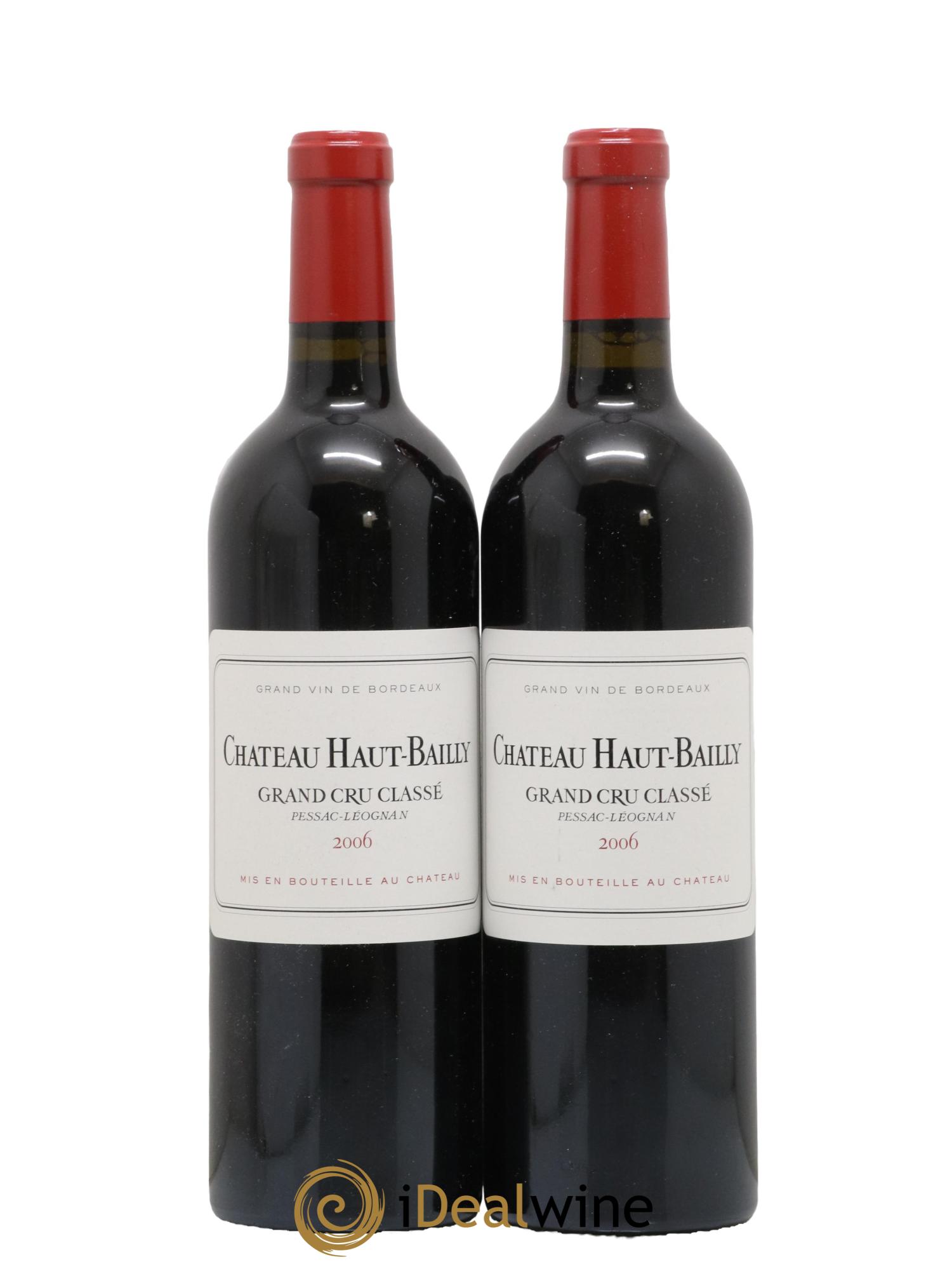 Château Haut-Bailly Cru Classé de Graves 2006 - Lot de 2 bouteilles - 0