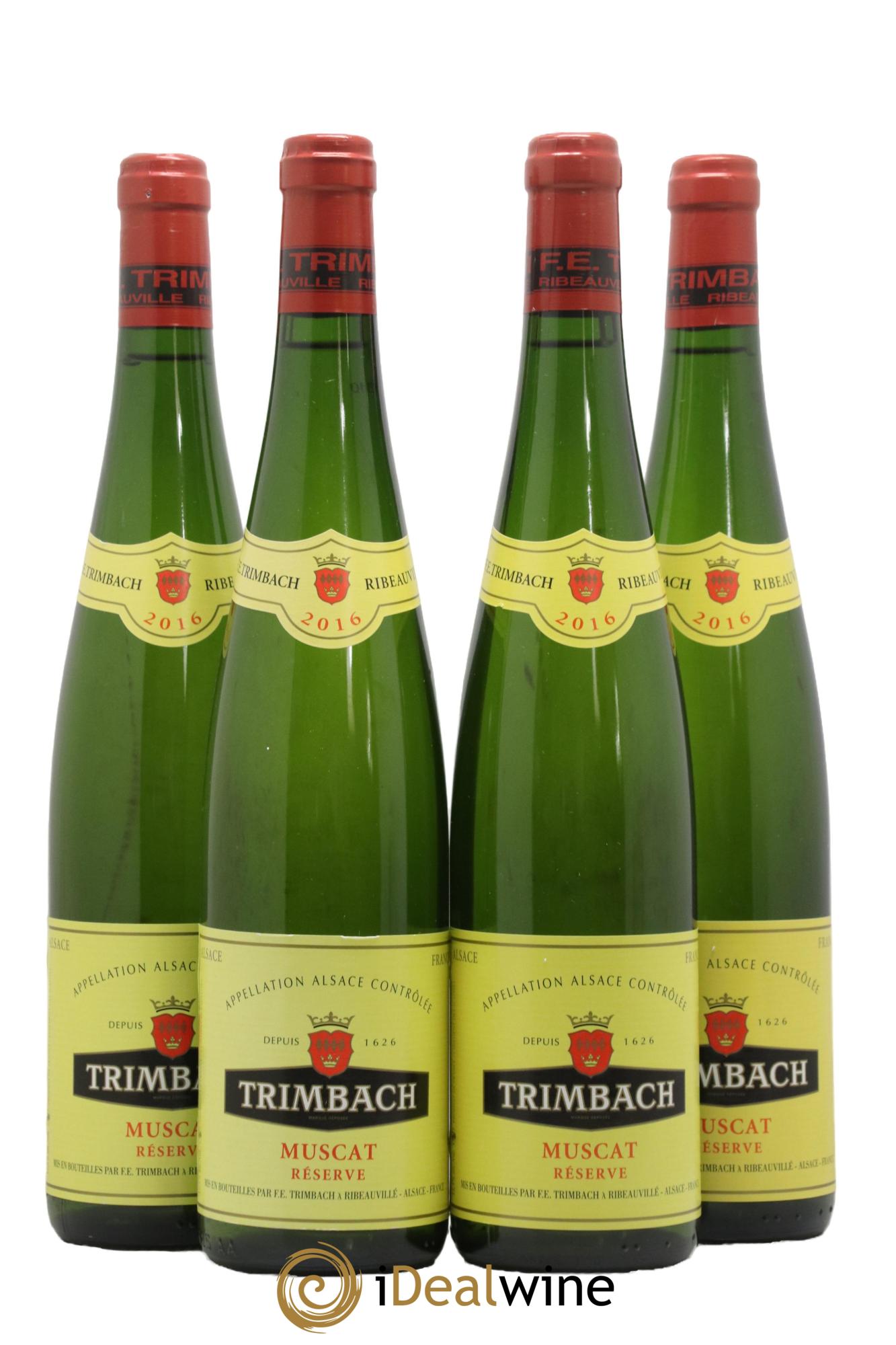 Muscat Reserve Trimbach 2016 - Lot de 4 bouteilles - 0