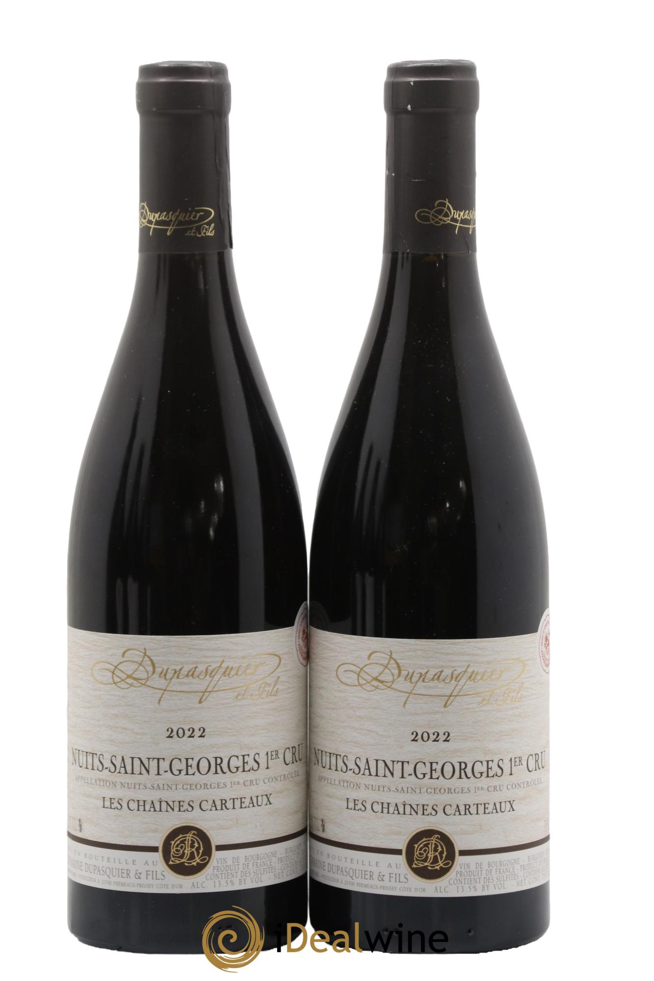 Nuits-Saint-Georges 1er Cru Les Chaines Carteaux Dupasquier 2022 - Lot de 2 bouteilles - 0