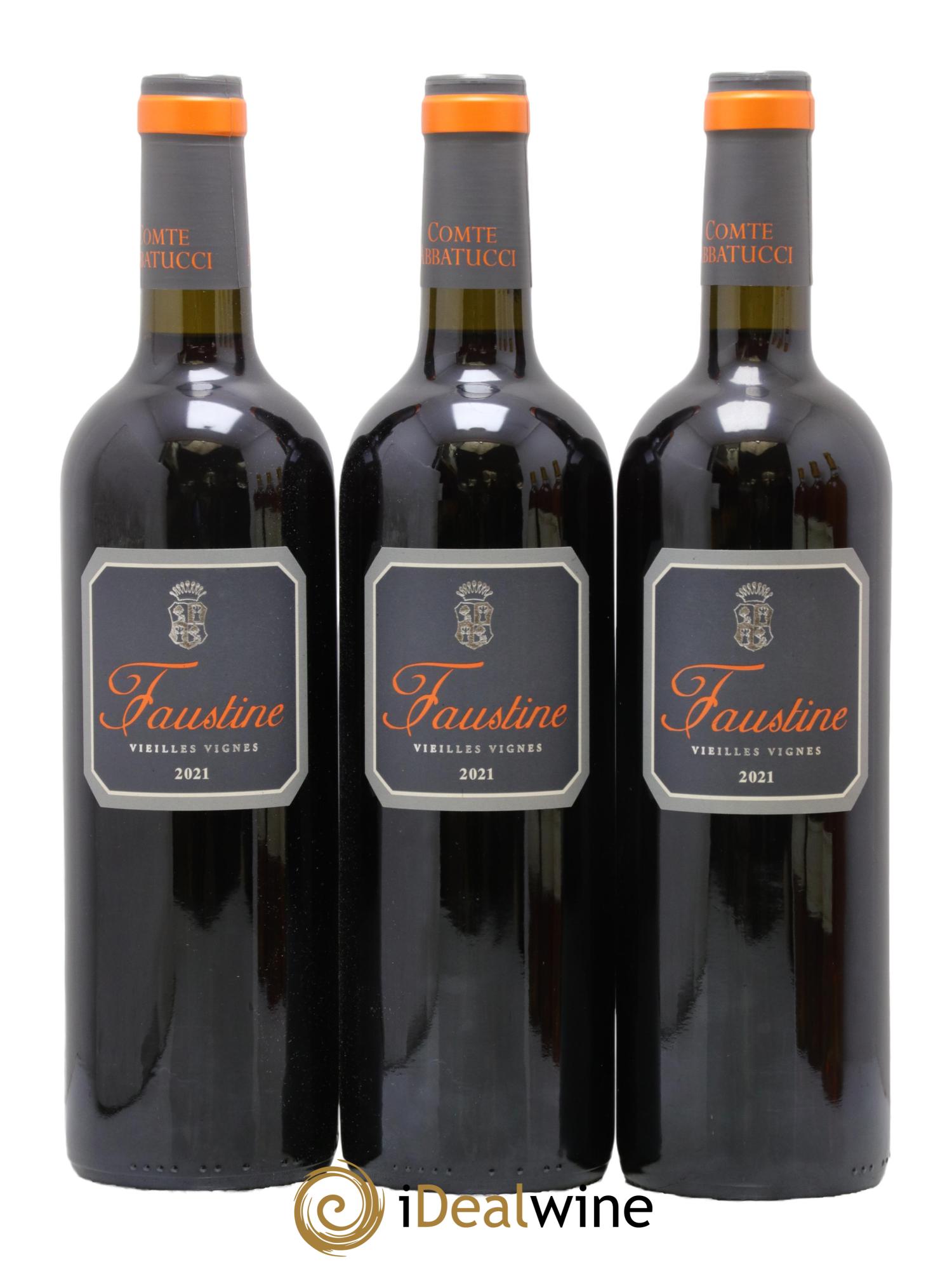 Vin de France Faustine Vieilles Vignes Comte Abbatucci (Domaine) 2021 - Lot de 3 bouteilles - 0
