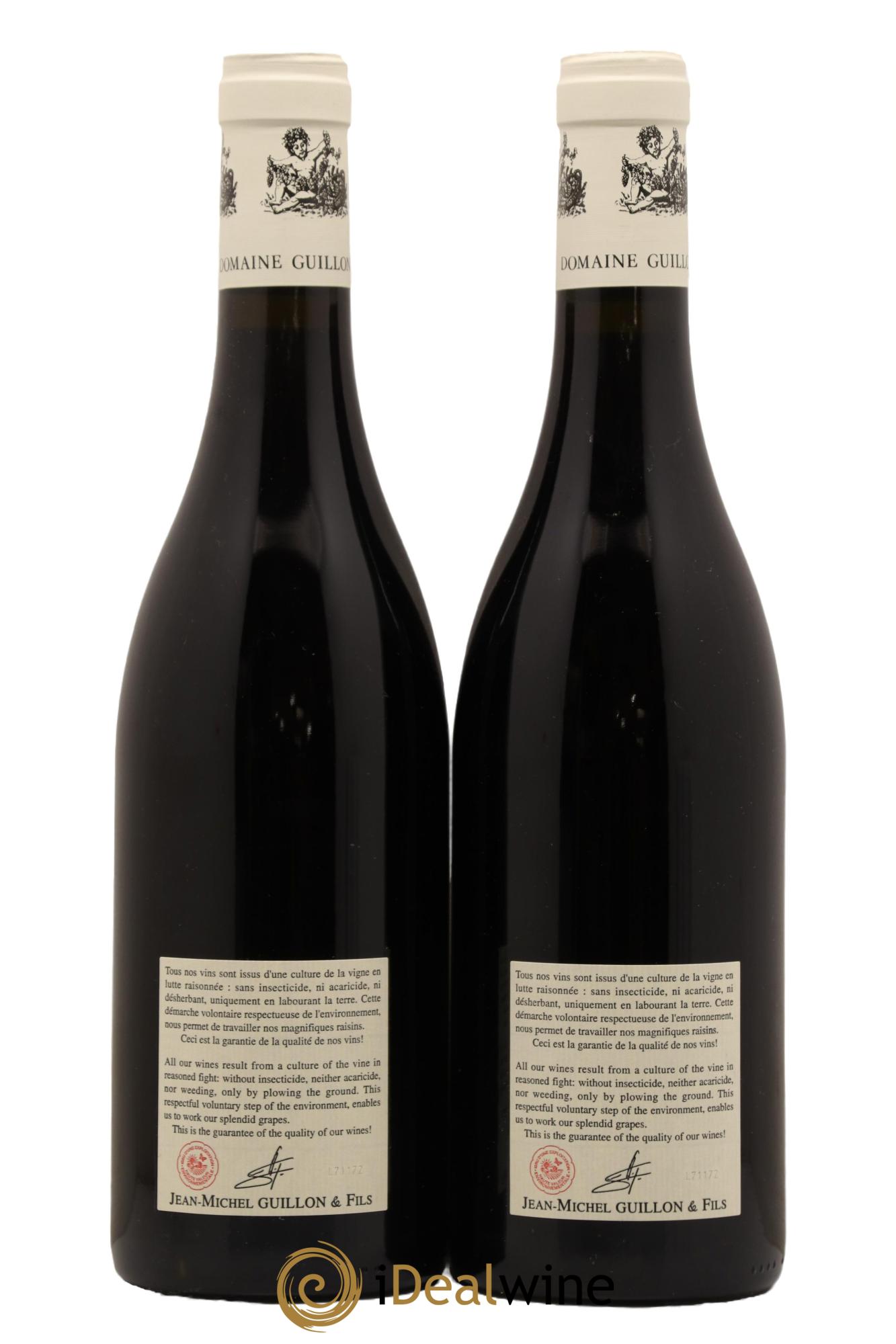 Clos de Vougeot Grand Cru Domaine Jean Michel Guillon 2018 - Lot de 2 bouteilles - 1