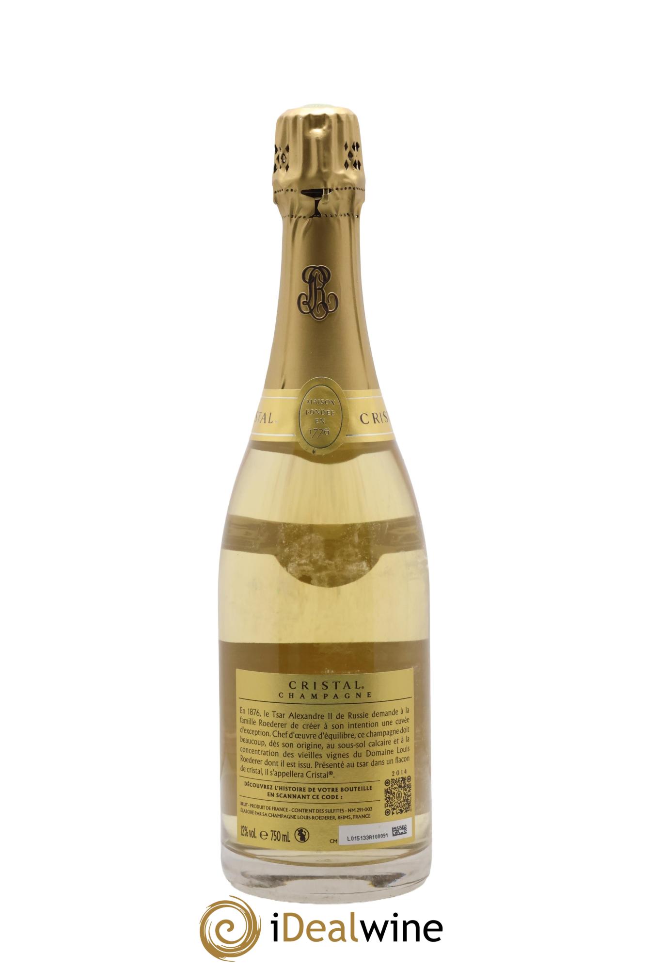 Cristal Louis Roederer 2014 - Posten von 1 Flasche - 2