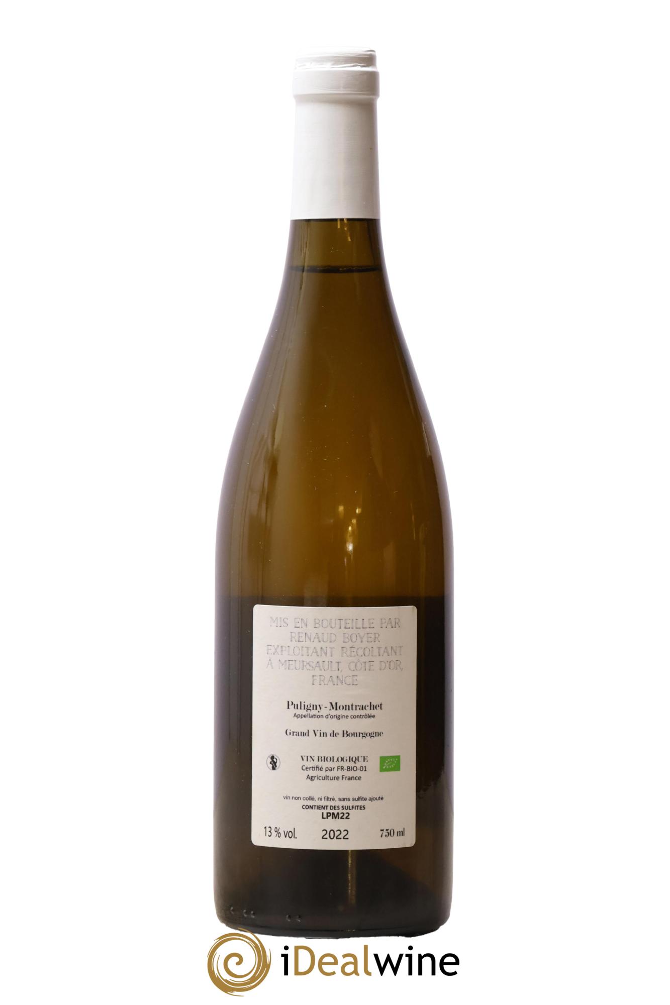 Puligny-Montrachet Les Reuchaux Renaud Boyer 2022 - Lotto di 1 bottiglia - 1