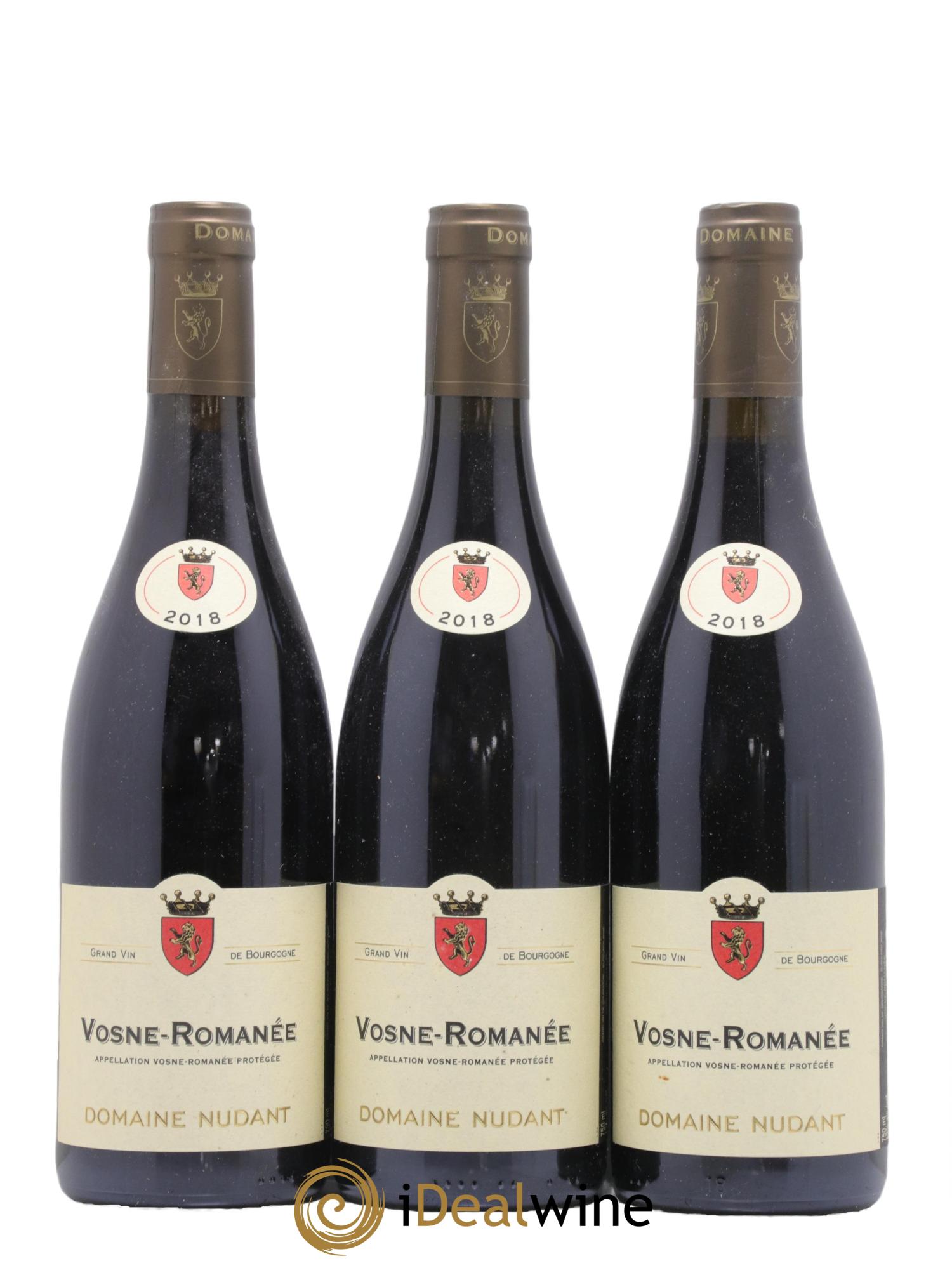 Vosne-Romanée Nudant 2018 - Posten von 3 Flaschen - 0